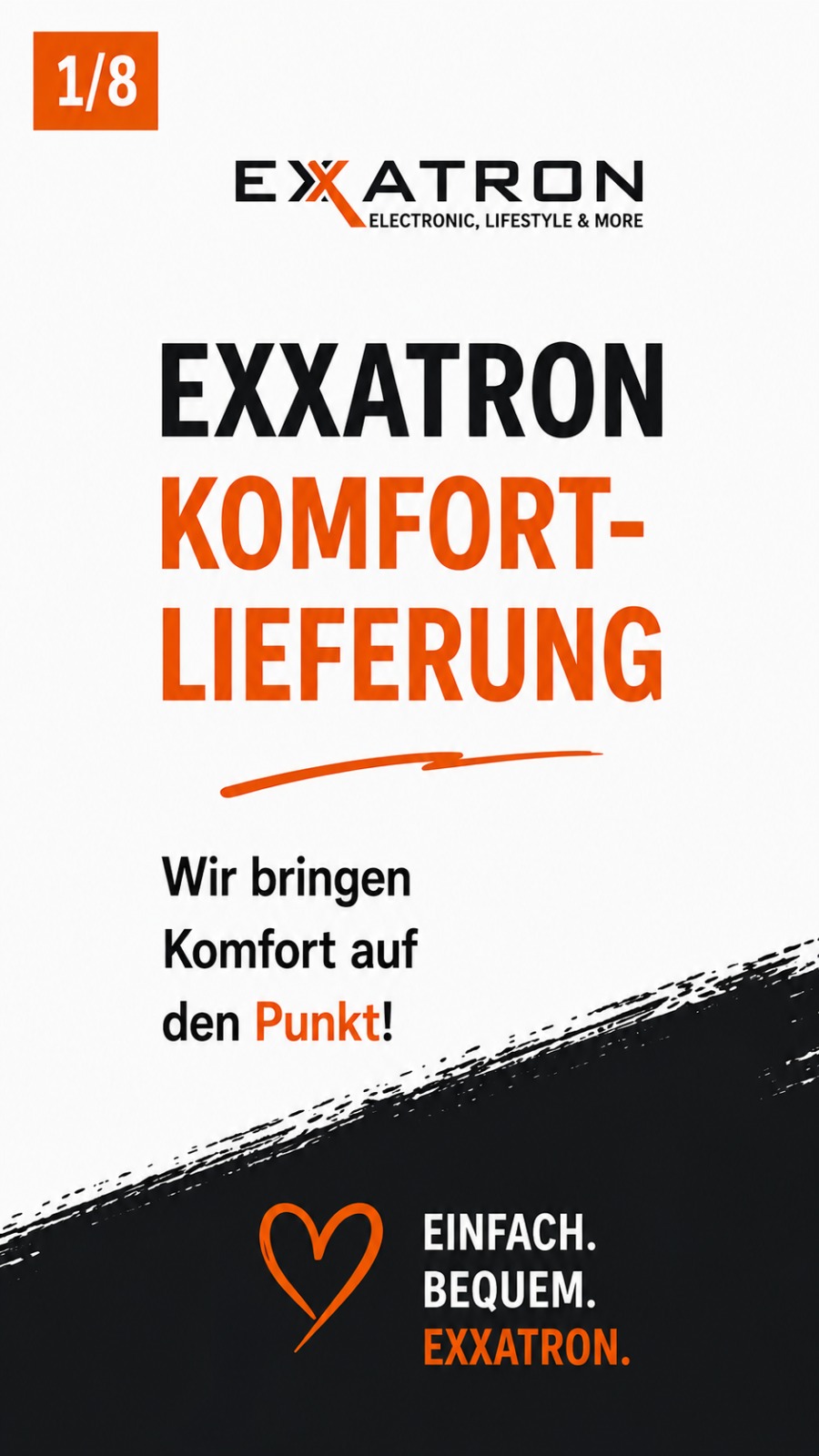 EXXATRON Komfort-Lieferung, wir bringen Komfort auf den Punkt