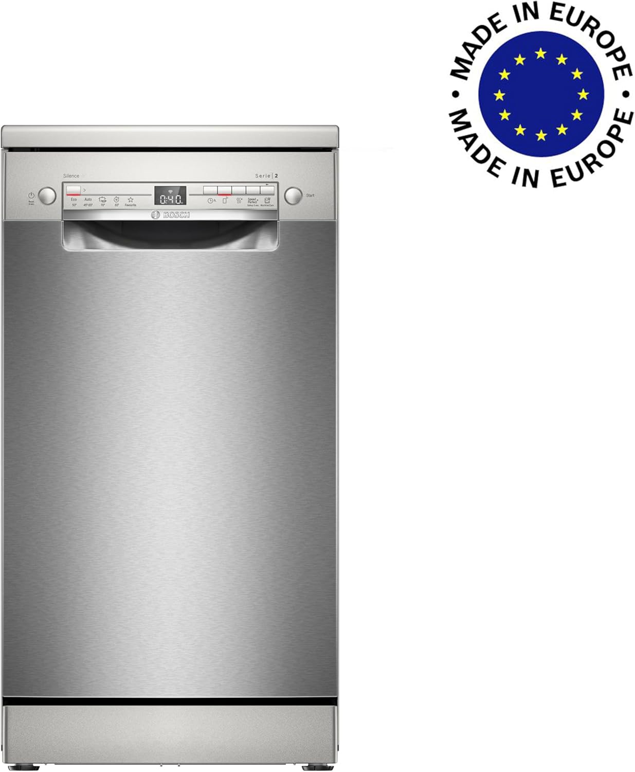 Bosch SPS2HKI42E, Serie 2, Smarter Geschirrspüler Freistehend, 45 cm breit EEK: E Bosch SPS2HKI42E, Serie 2, Smarter Geschirrspüler Freistehend, 45 cm breit EEK: E
