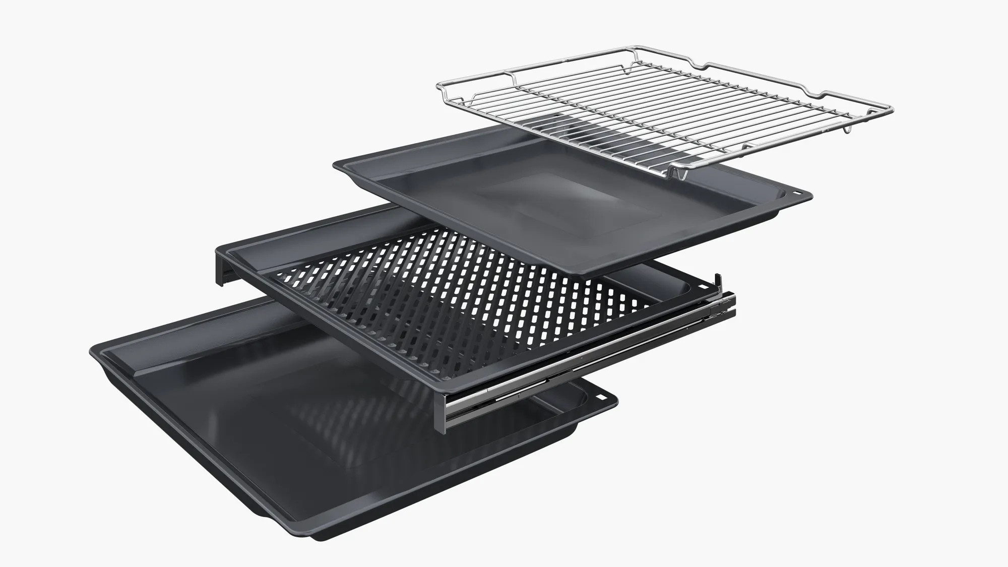 Bosch Serie 8 HBG778NB1 Smarter Einbau-Backofen 60 x 60 cm, Schwarz Bosch Serie 8 HBG778NB1 Smarter Einbau-Backofen 60 x 60 cm, Schwarz