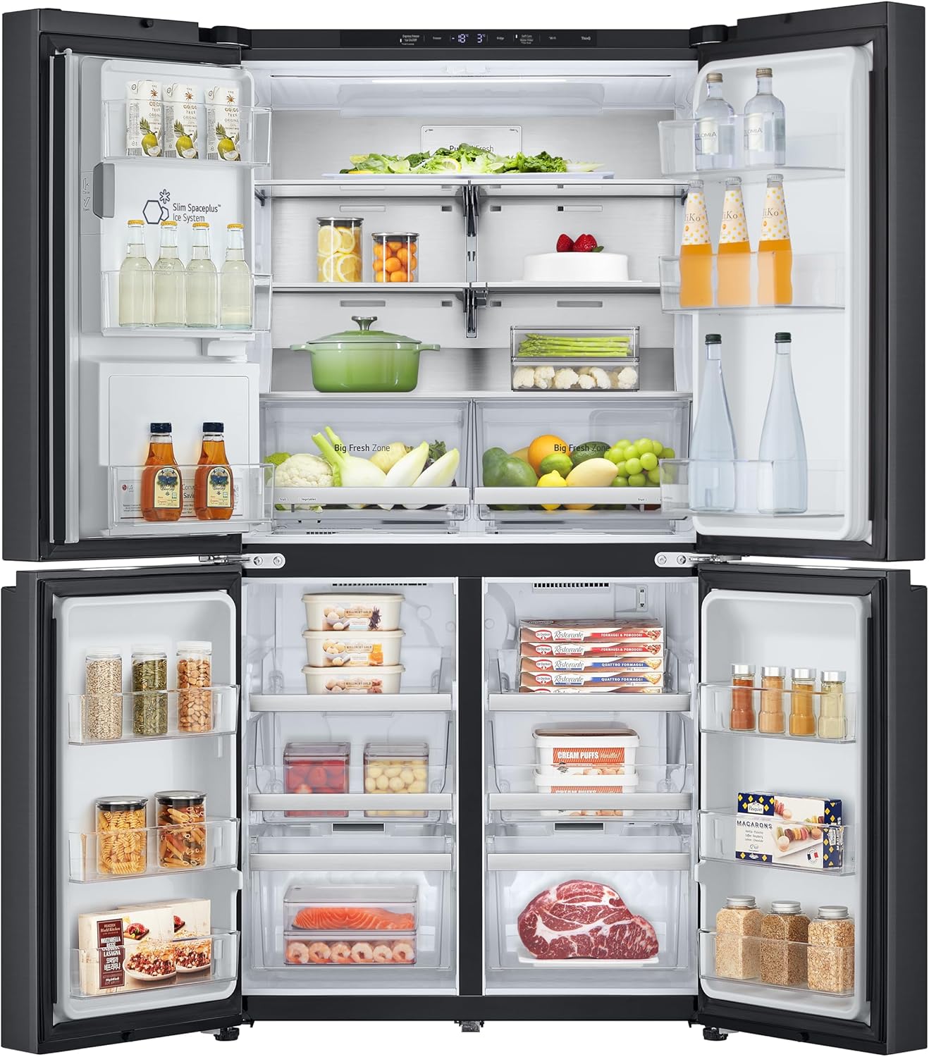 LG GML960EVBE Side-by-Side Kühlschrank mit Gefrierfach 641l, Essence Black Steel LG GML960EVBE Side-by-Side Kühlschrank mit Gefrierfach 641l, Essence Black Steel