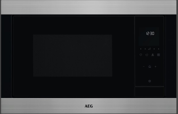 AEG NMS5G251EM Einbau-Mikrowelle mit Grill 900W, Schwarz