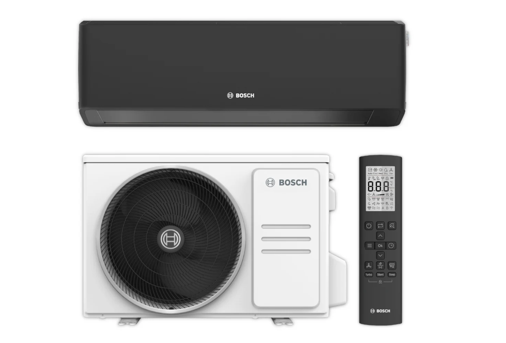 Bosch Split-Klimagerät CL7000i-Set 35 EB Außen- und Inneneinheit., 3,4 kW A+++ (7733703130)