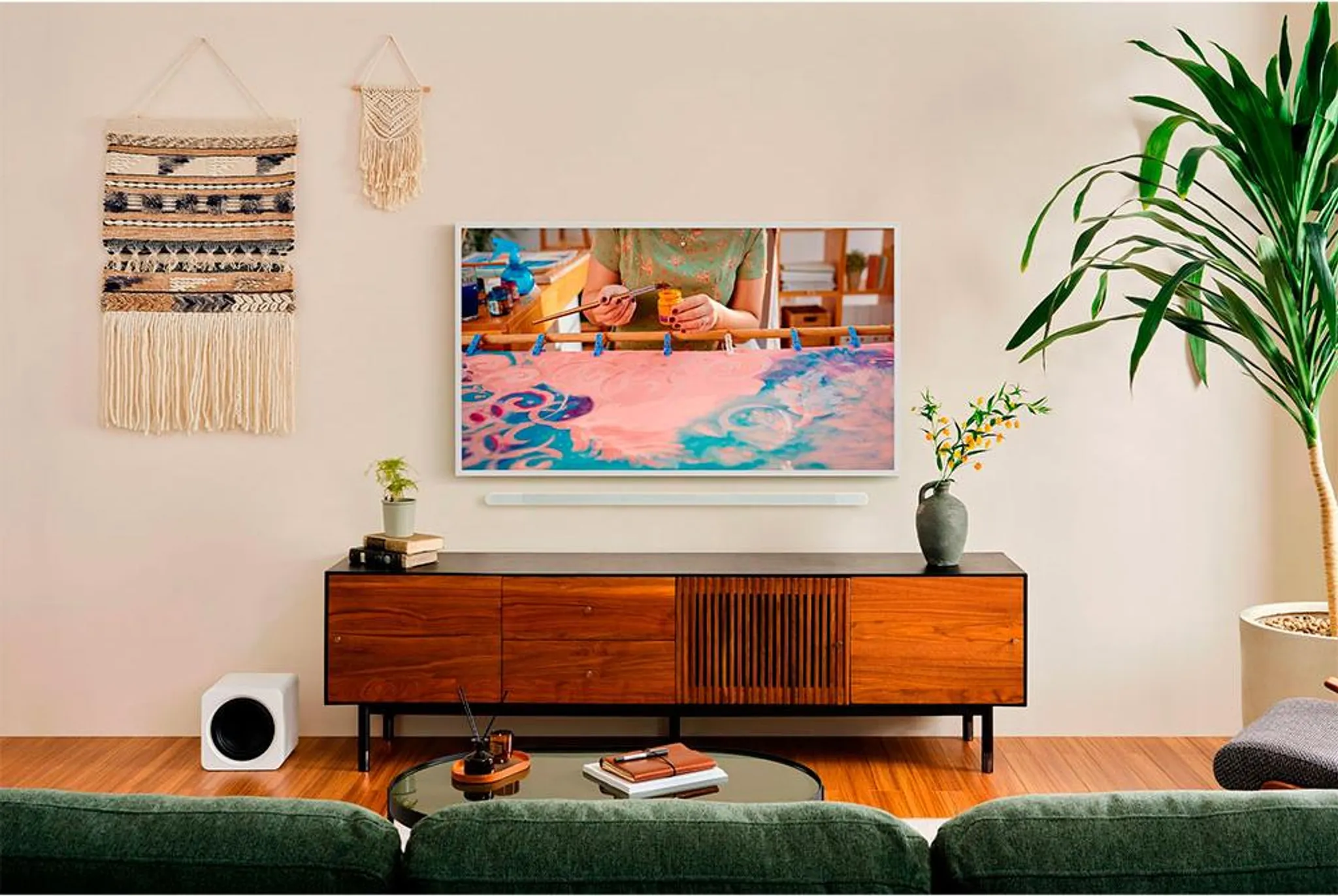 Samsung The Frame TQ50LS03FAU, 127 cm (50"), 3840 x 2160 Pixel, QLED, Smart-TV - B Ware [wie neu]