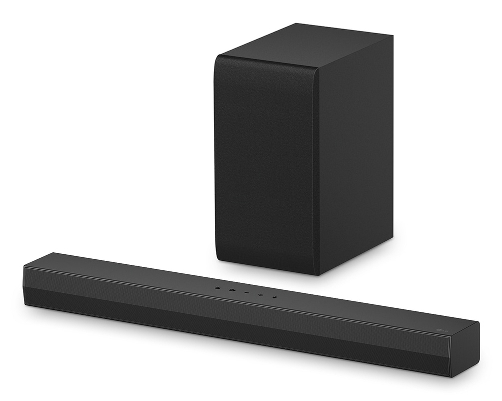 LG DS40T 2.1-Kanal Soundbar 300W mit kabellosem Subwoofer, Schwarz