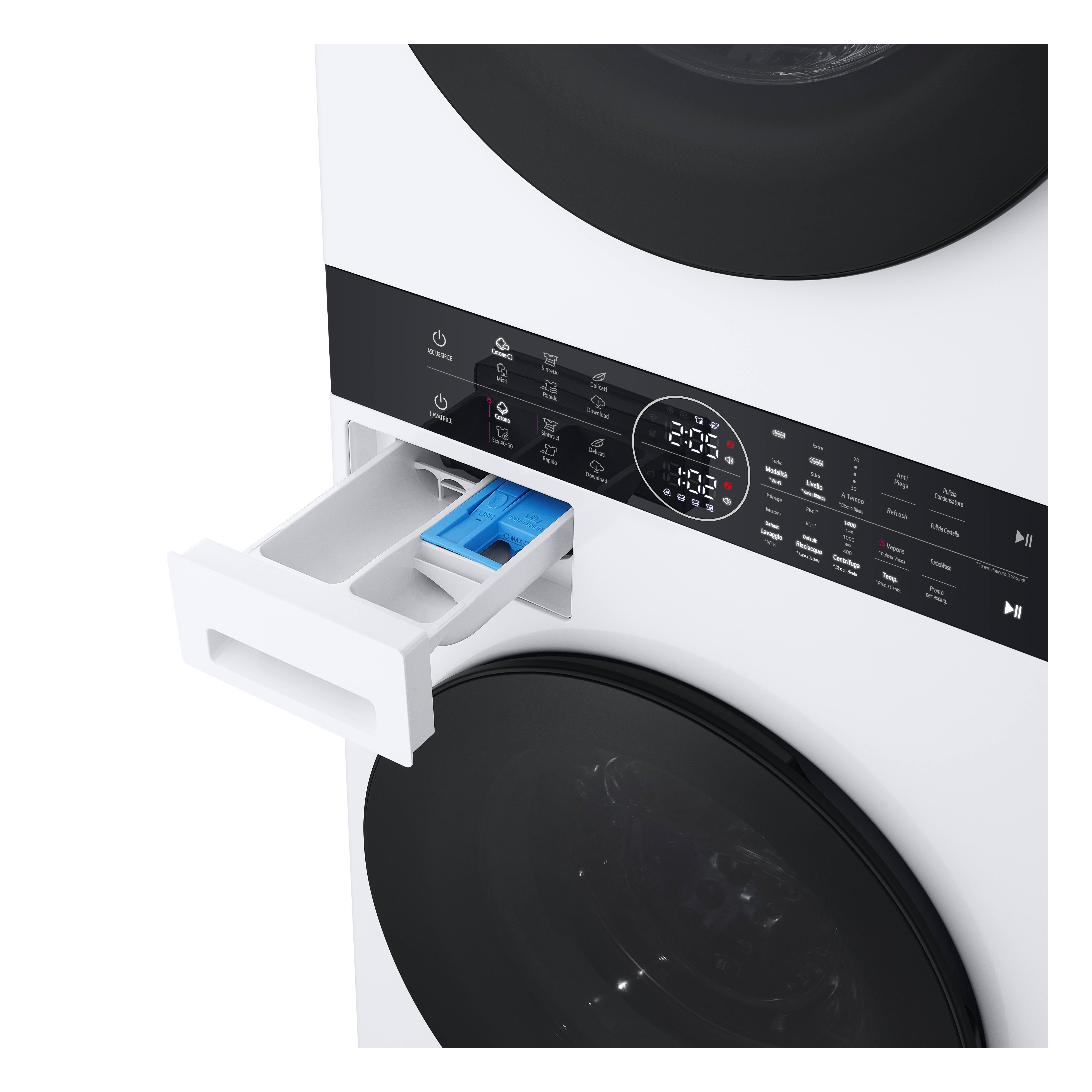 LG Washtower WT1210WWF Waschmaschine 12kg und Trockner 10 kg, Weiß