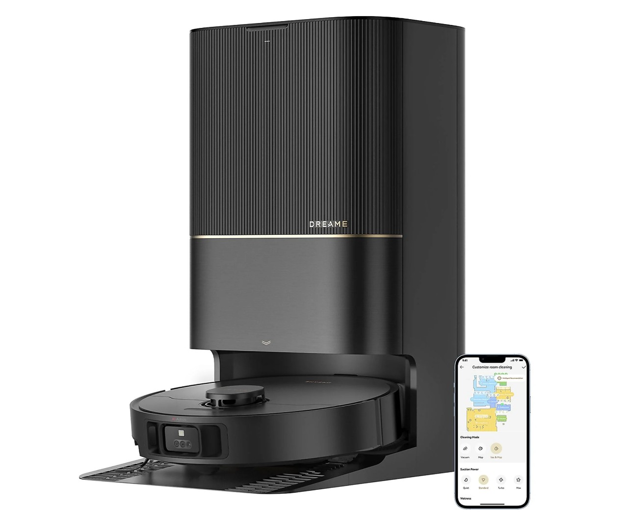 !!!AKTION!!! Dreame X40 Ultra Complete Saugroboter mit Wischfunktion, Schwarz