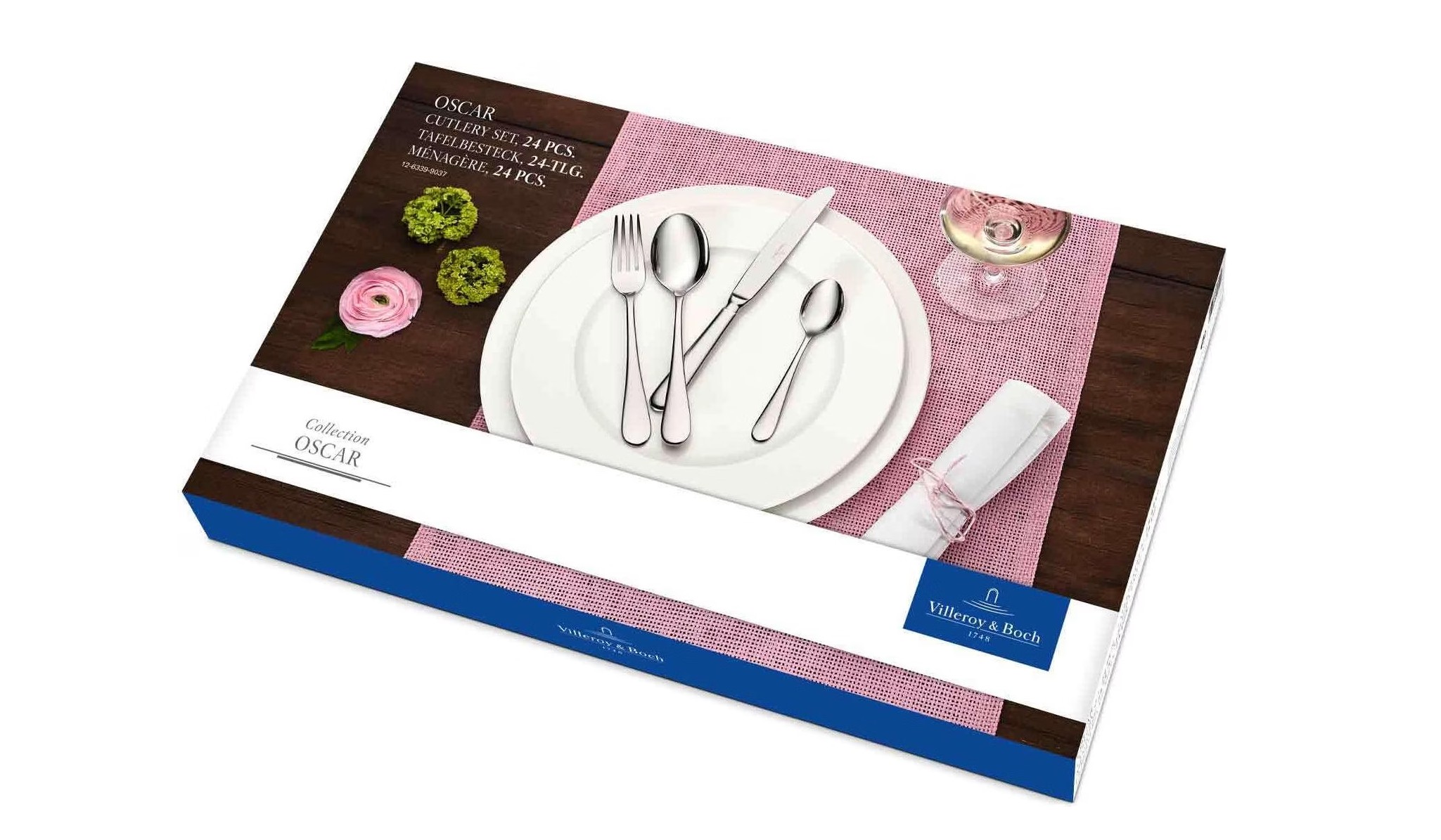 Villeroy & Boch Besteckset Oscar 24-teilig, Edelstahl Villeroy & Boch Besteckset Oscar 24-teilig, Edelstahl