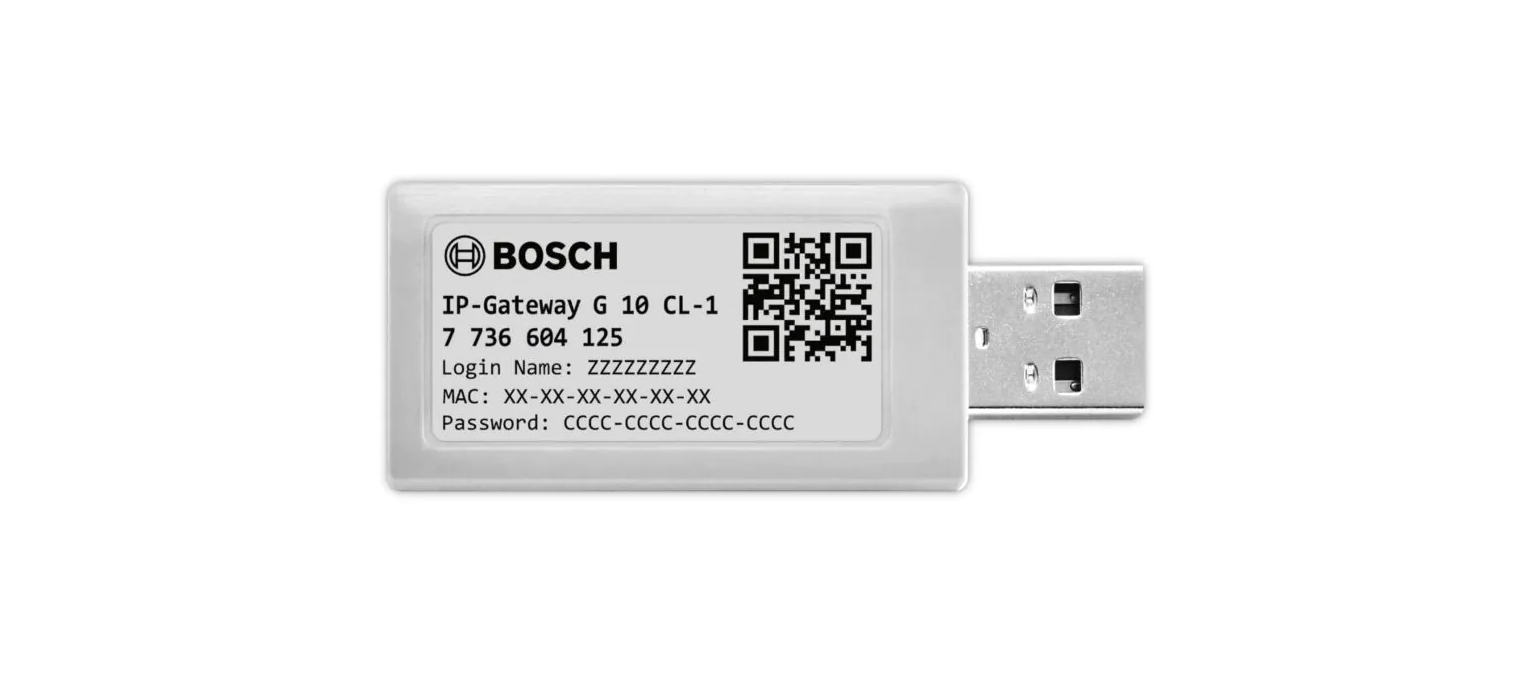 Bosch IP-Gateway G10-3 für Split-Klimageräte CL3000i/CL5000iU Bosch IP-Gateway G10-3 für Split-Klimageräte CL3000i/CL5000iU