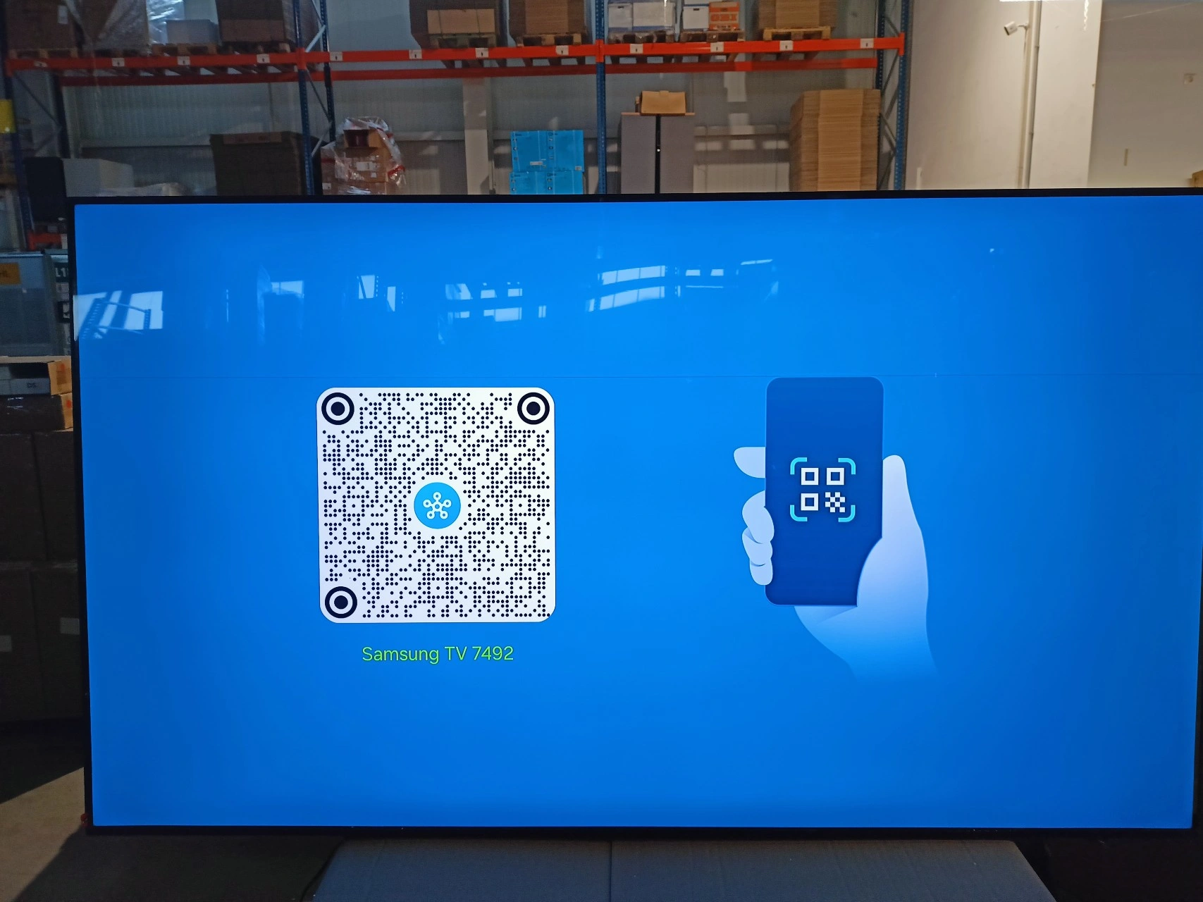 Samsung Q7F QE75Q7FAAU QLED 190,5 cm (75") 4K Ultra HD Smart-TV, Schwarz - B Ware [gut]