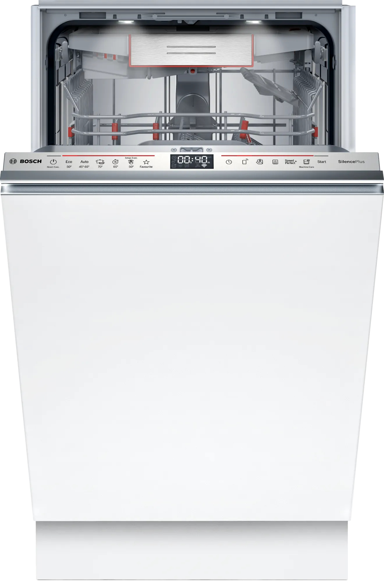 Bosch Serie 6 SPV6EMX05E Vollintegrierter Geschirrspüler 45 cm mit HomeConnect