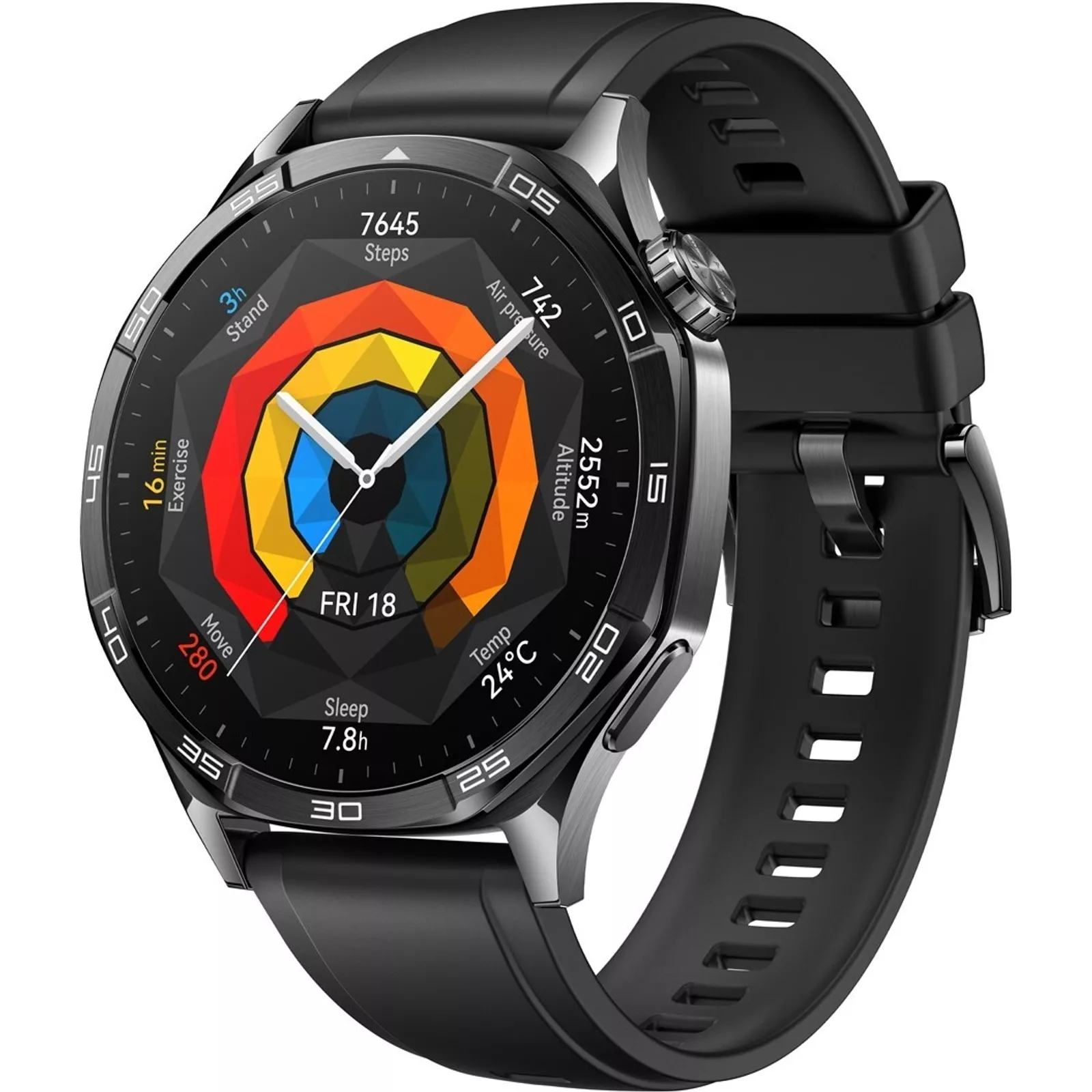 Huawei Watch GT5 46mm, Schwarz Smartwatch (Herzfrequenzmessung, Schrittzähler) - B Ware [sehr gut]