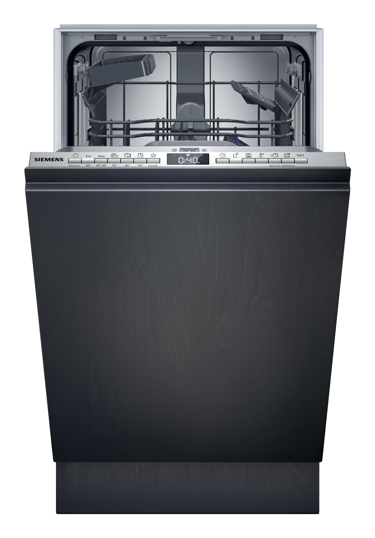 Siemens iQ300 SR93EX25LE Vollintegrierter Geschirrspüler 45cm mit HomeConnect, Edelstahl Siemens iQ300 SR93EX25LE Vollintegrierter Geschirrspüler 45cm mit HomeConnect, Edelstahl