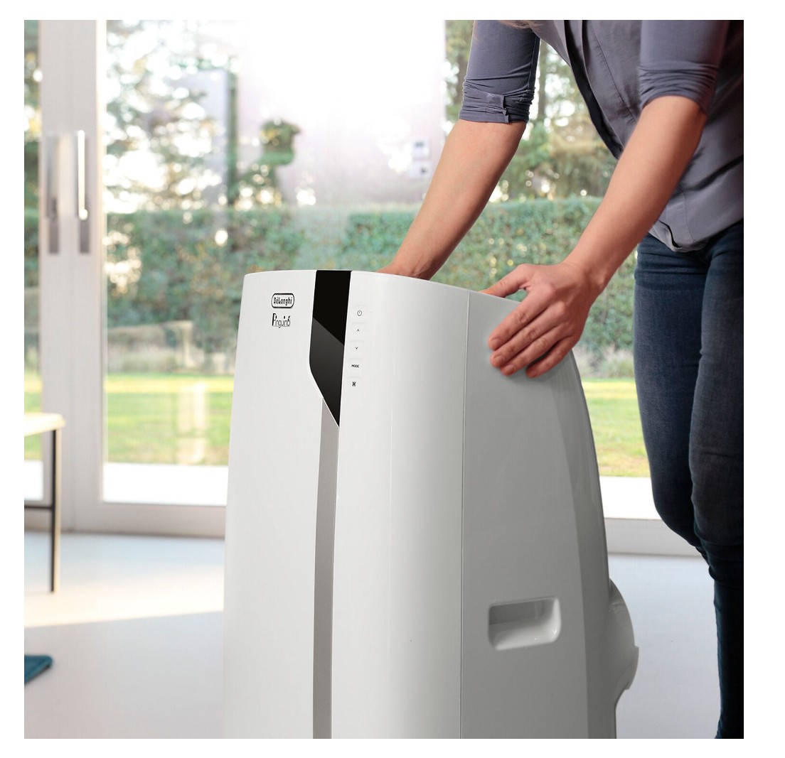 De'Longhi Pinguino PAC EX93 Mobiles Klimagerät für Räume bis zu 34m², Weiß