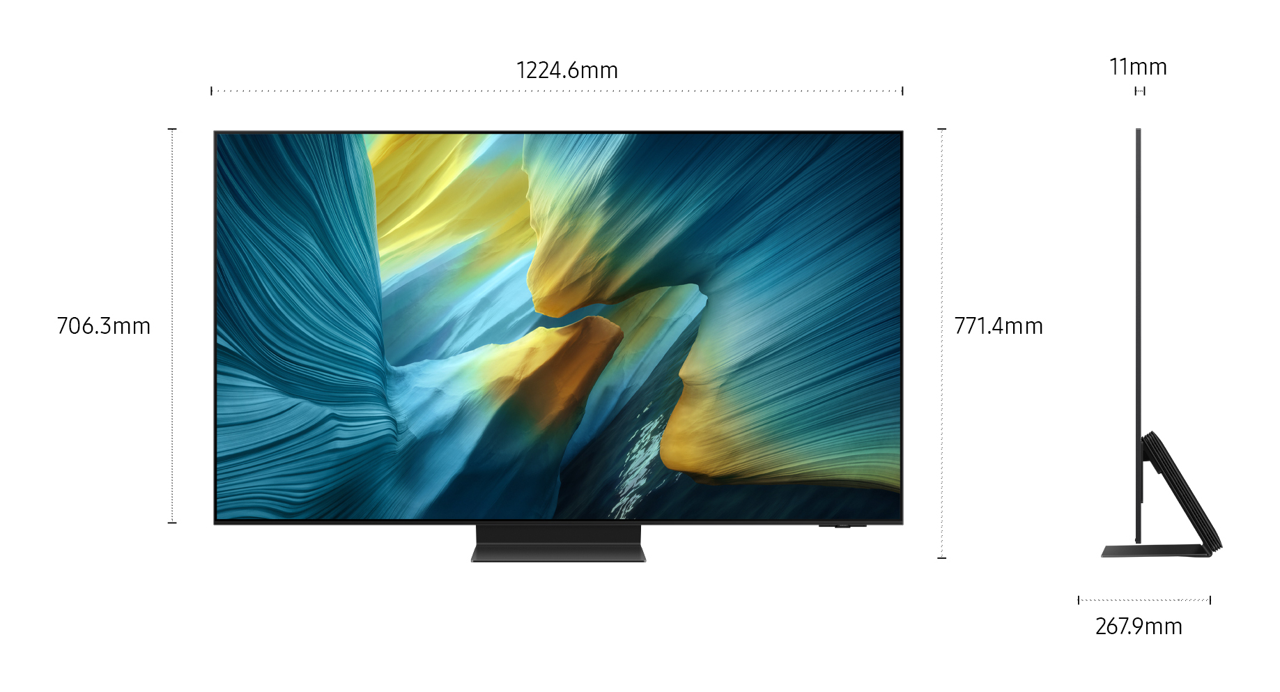 Samsung QE55S95FAT OLED 139,7 cm (55") 4K Ultra HD Smart-TV, Schwarz