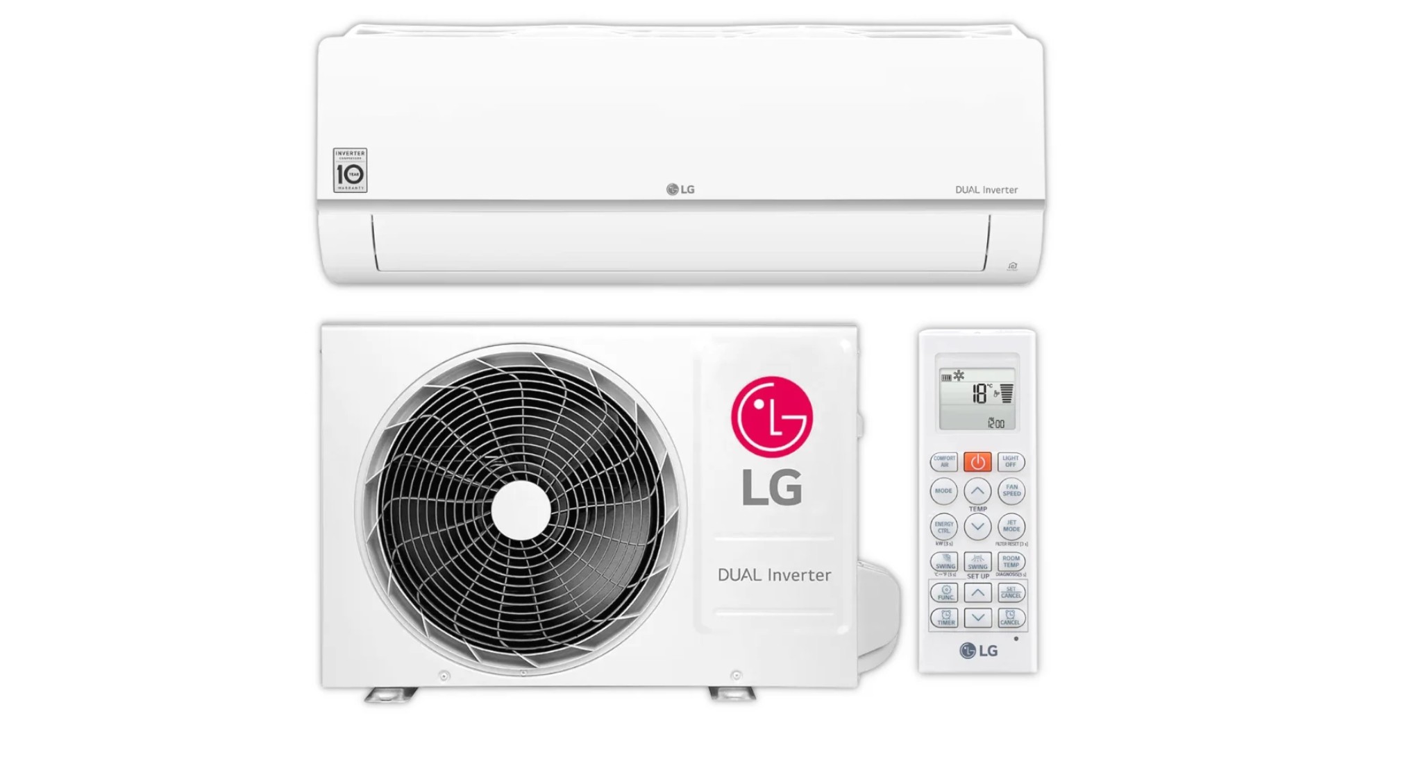 LG Split-Klimaanlage Infinity EZ12CS Set R32, 3,4 kW, A++ INKLUSIVE WIFI