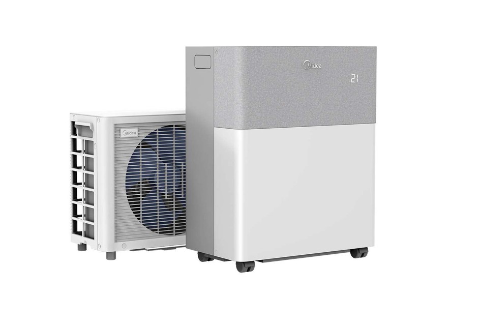 Midea PortaSplit 2,3 kW Mobile Klimaanlage für Räume bis zu 28 m², Weiß