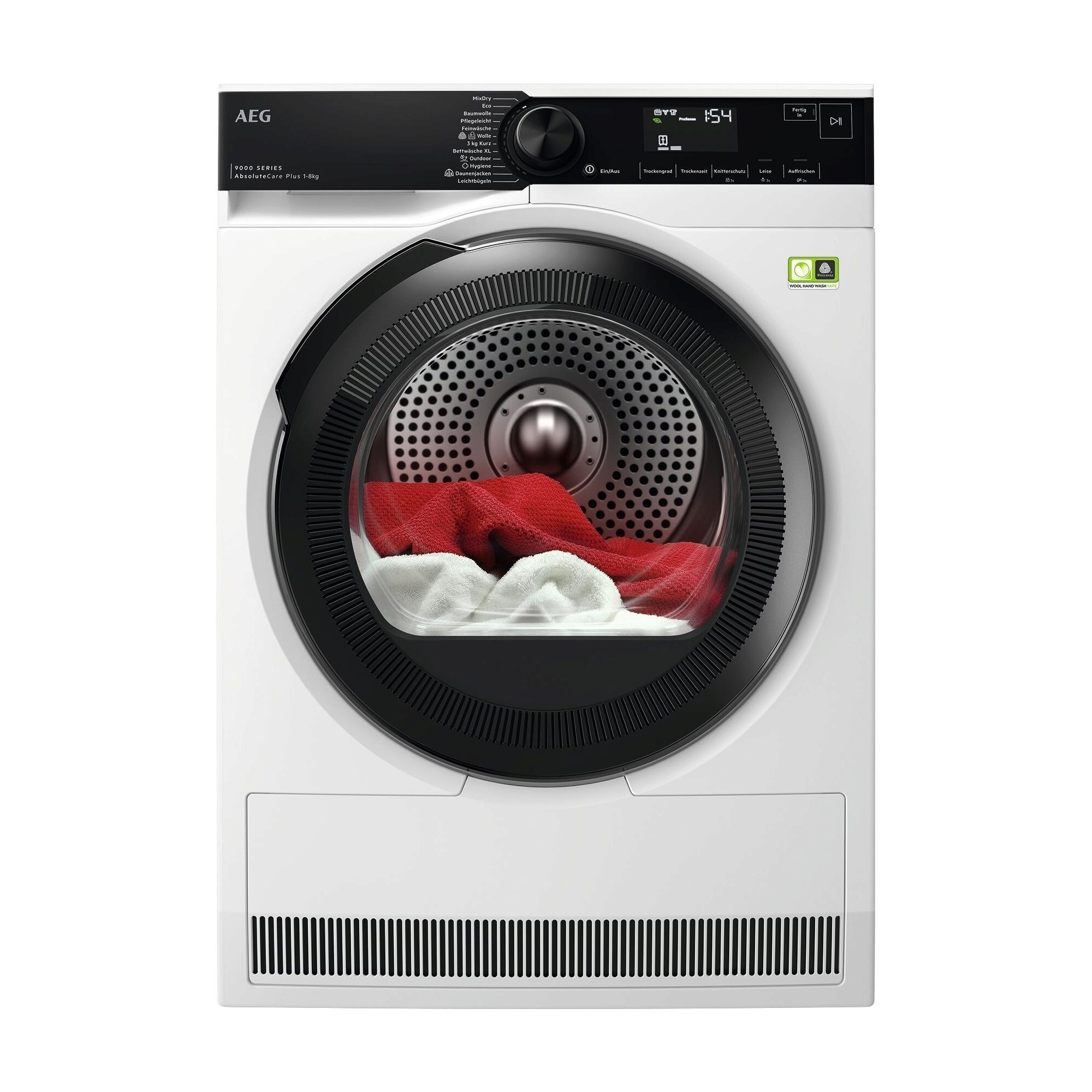 AEG Serie 9000X TR9XW80880 Wärmepumpentrockner 8 kg mit AbsoluteCare® Pro, Weiß AEG Serie 9000X TR9XW80880 Wärmepumpentrockner 8 kg mit AbsoluteCare® Pro, Weiß