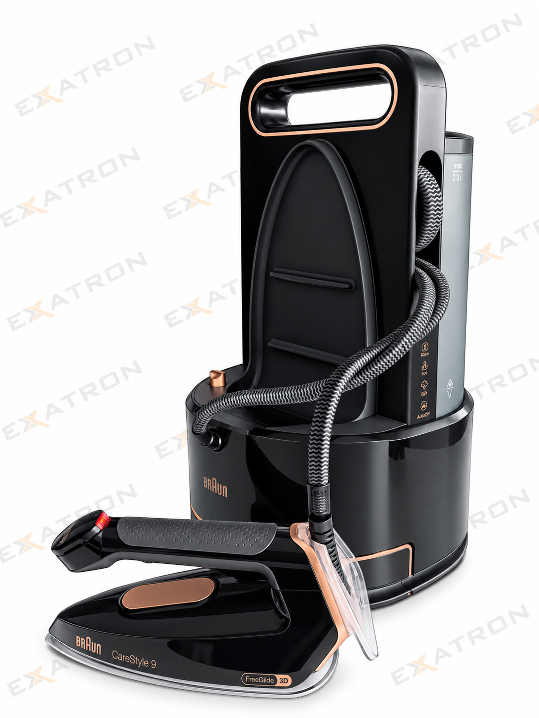 Braun CareStyle 9 IS 9090 BK Dampfbügelstation 2700W, Schwarz Braun CareStyle 9 IS 9090 BK Dampfbügelstation 2700W, Schwarz