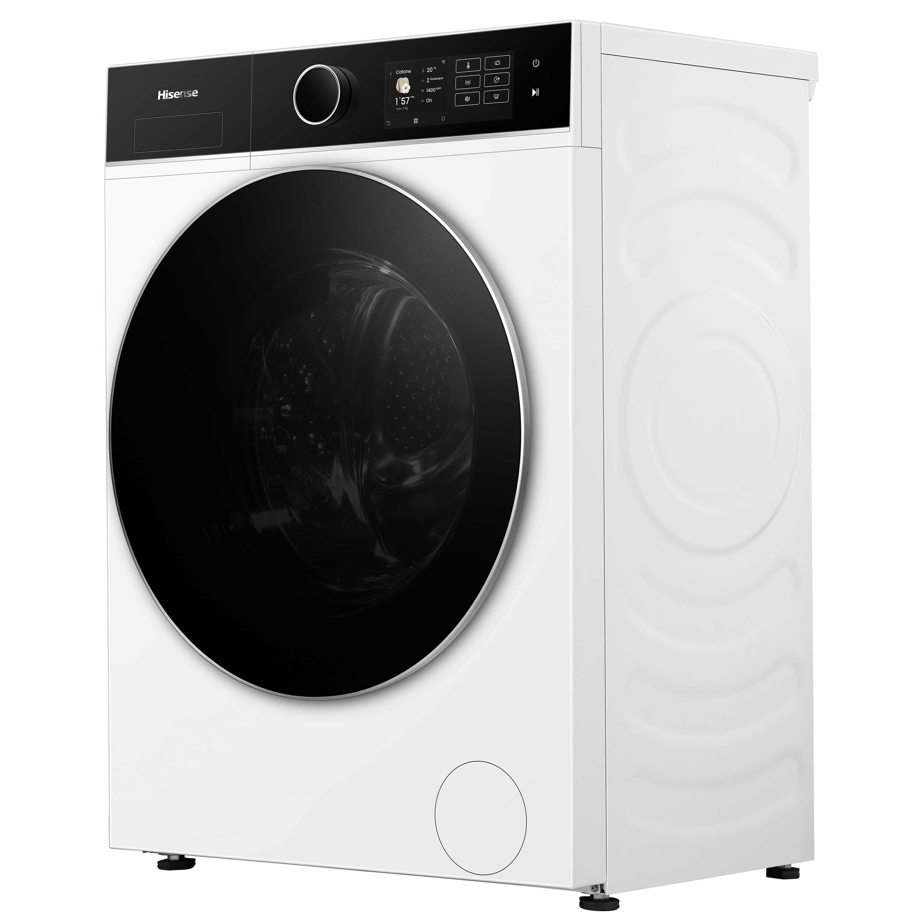 Hisense WF5I8043BWF Waschmaschine 8 kg, Weiß
