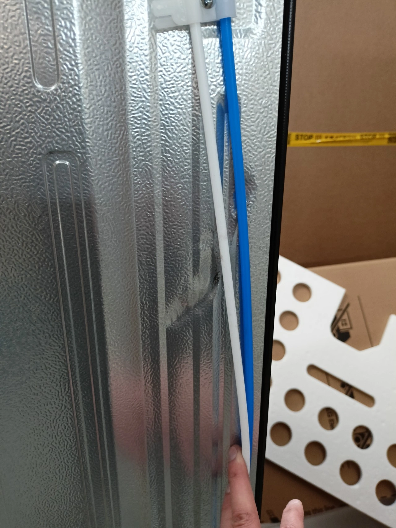 LG GSLE91EVAB Side-by-Side Kühlkombination 623 l, Essence Black Steel - B Ware [sehr gut]