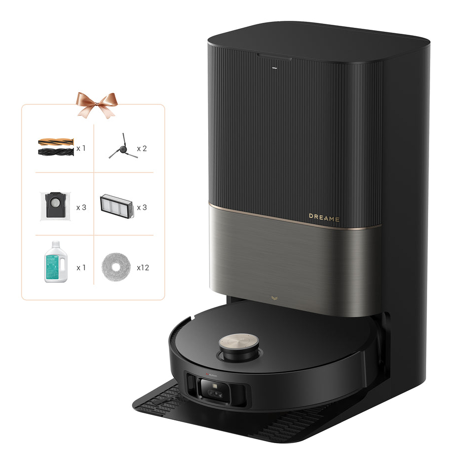 Dreame Saugroboter X50 Ultra Complete mit Wischfunktion und 20.000 Pa Saugkraft , Schwarz