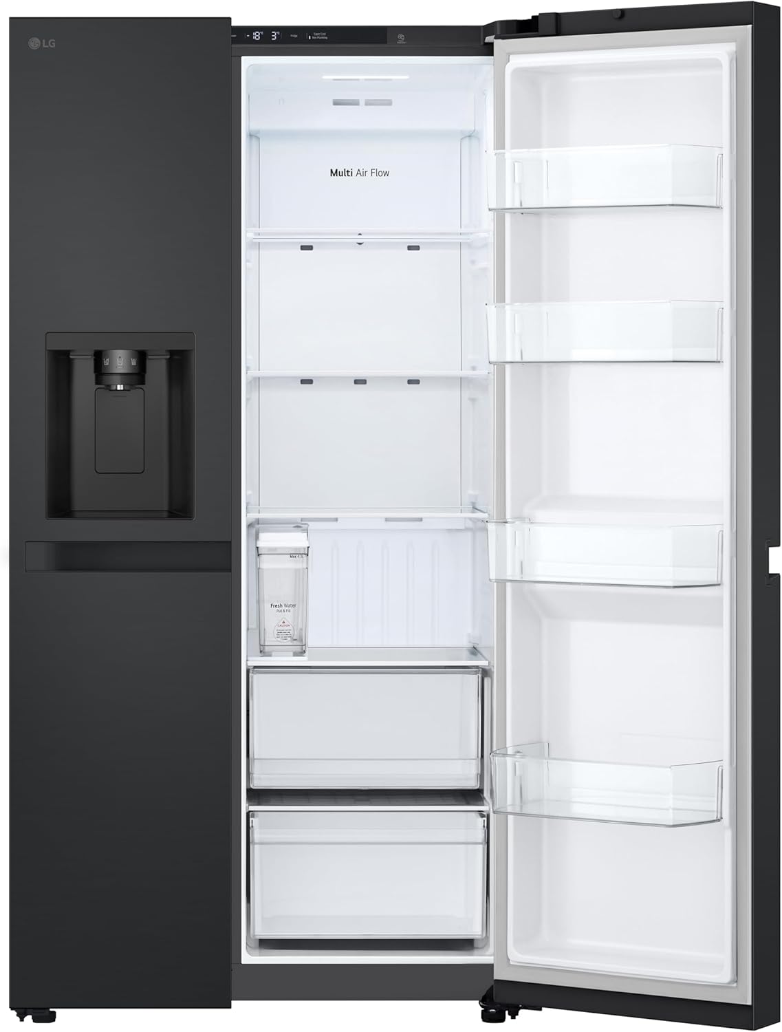 %Sale% LG GSLC41EPPE Side-by-Side Kühlschrank mit Wasserspender 641 l, Essence Matte Black %Sale% LG GSLC41EPPE Side-by-Side Kühlschrank mit Wasserspender 641 l, Essence Matte Black