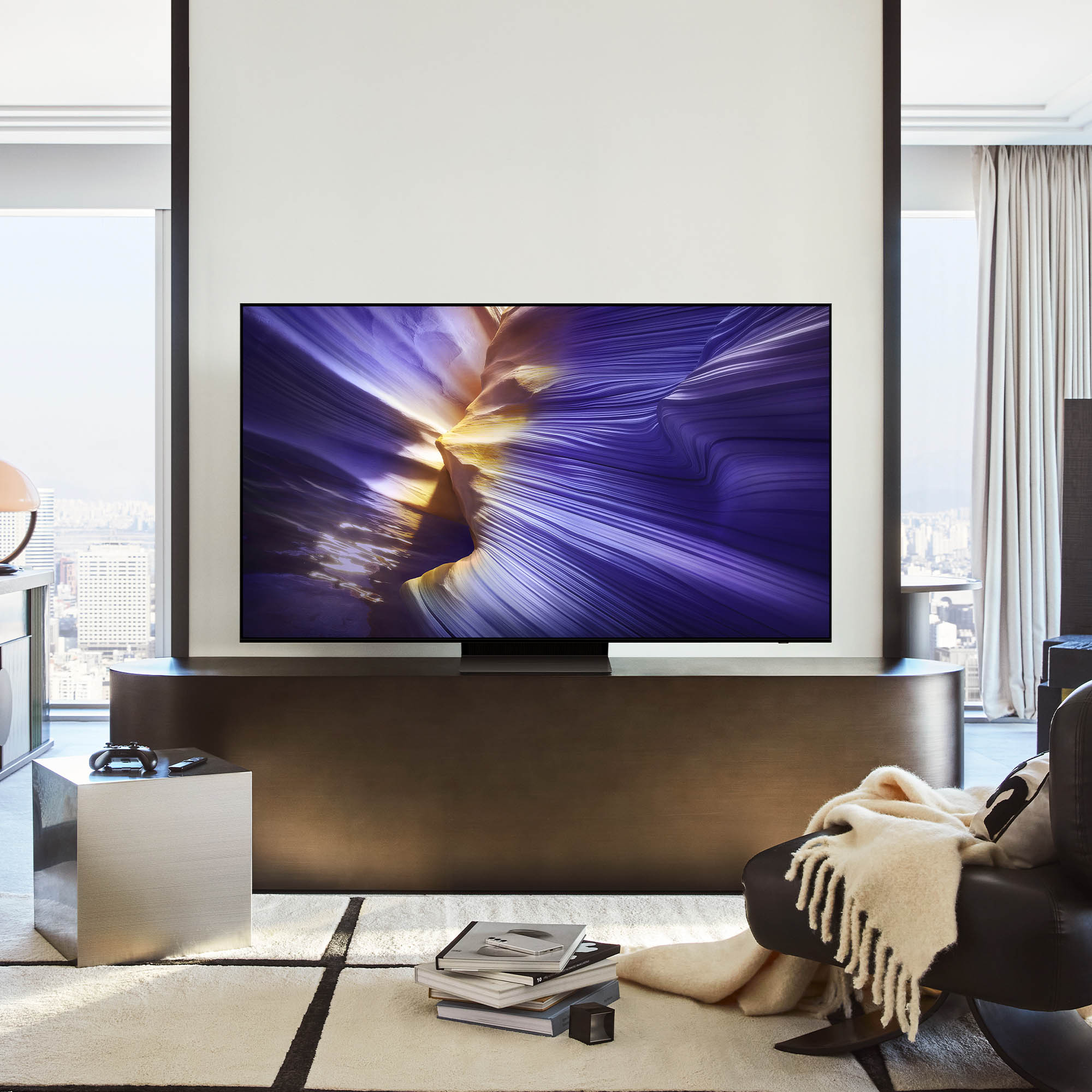 Samsung QE55S95FAT OLED 139,7 cm (55") 4K Ultra HD Smart-TV, Schwarz Samsung QE55S95FAT OLED 139,7 cm (55") 4K Ultra HD Smart-TV, Schwarz