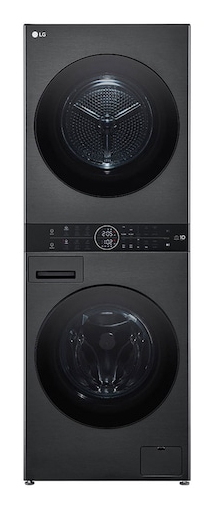 LG Washtower WT1210BBF Waschmaschine 12kg und Trockner 10 kg, Schwarz