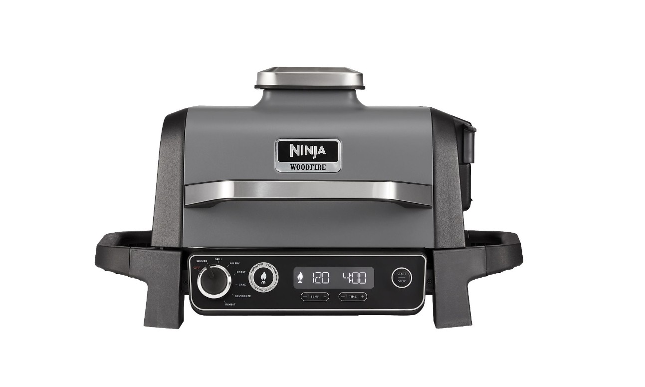 Ninja Woodfire OG701EU Elektrischer Outdoor Grill & Smoker 2400 Watt, Grau Ninja Woodfire OG701EU Elektrischer Outdoor Grill & Smoker 2400 Watt, Grau