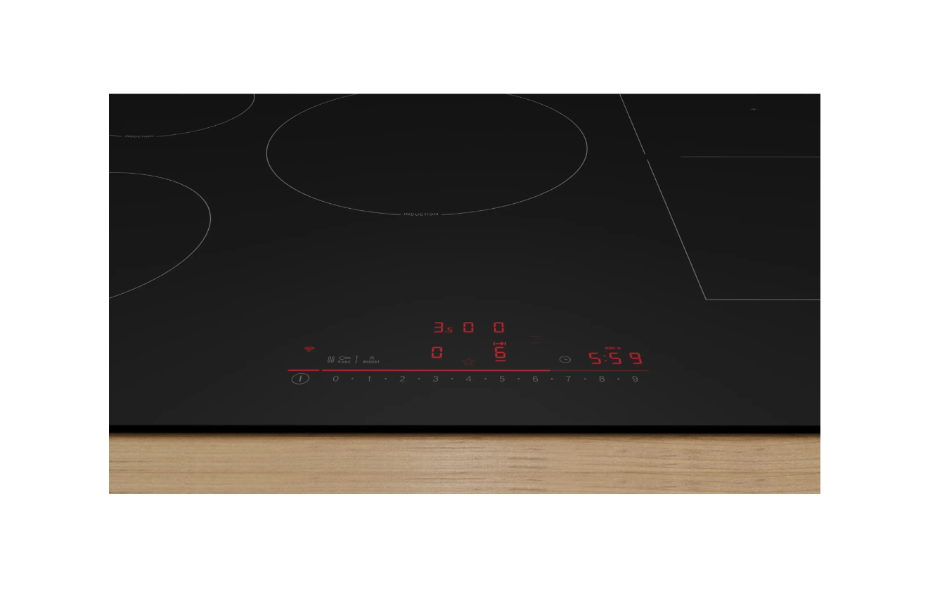 Bosch Serie 6 PVW81CHB1E Autarkes Induktionskochfeld 80cm, Mattschwarz