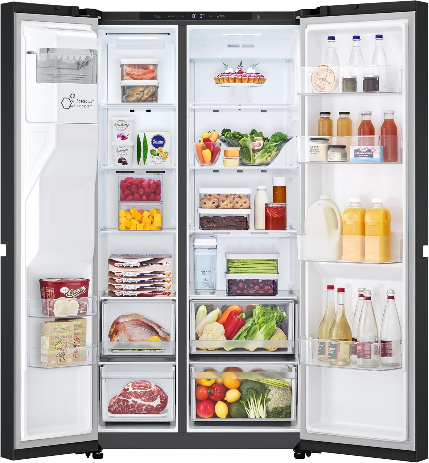 %Sale% LG GSLC41EPPE Side-by-Side Kühlschrank mit Wasserspender 641 l, Essence Matte Black %Sale% LG GSLC41EPPE Side-by-Side Kühlschrank mit Wasserspender 641 l, Essence Matte Black