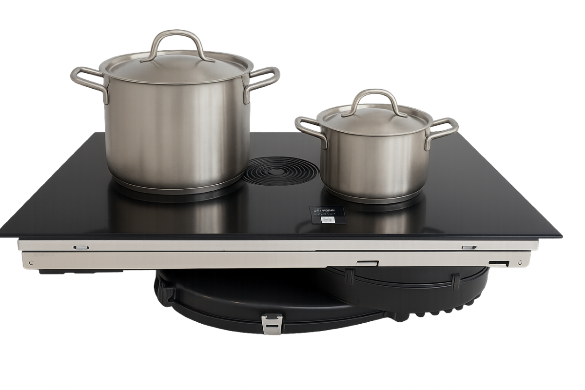 BORA Pure | PURU2 Induktions-Kochfeld mit integriertem Kochfeldabzug - Umluft