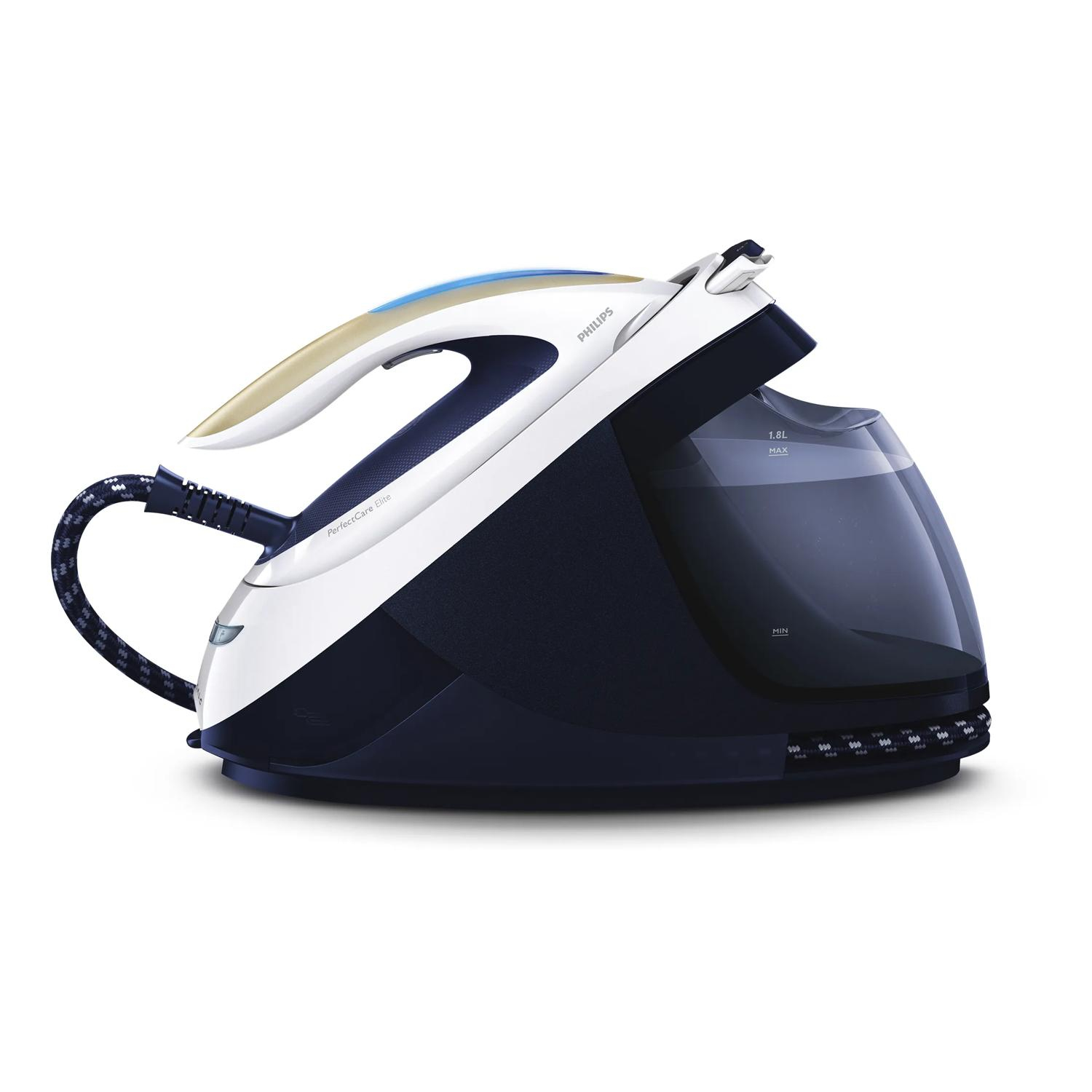Philips GC9635/20 PerfectCare Elite Dampfbügelstation, Blau/Weiß