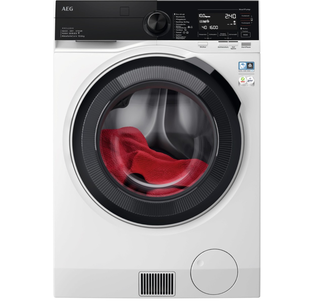 AEG Serie 9000 LWR9W81600 Waschtrockner mit Wärmepumpe 10 kg Waschen/ 6 kg Trocknen mit AbsoluteCare® - B Ware [sehr gut}
