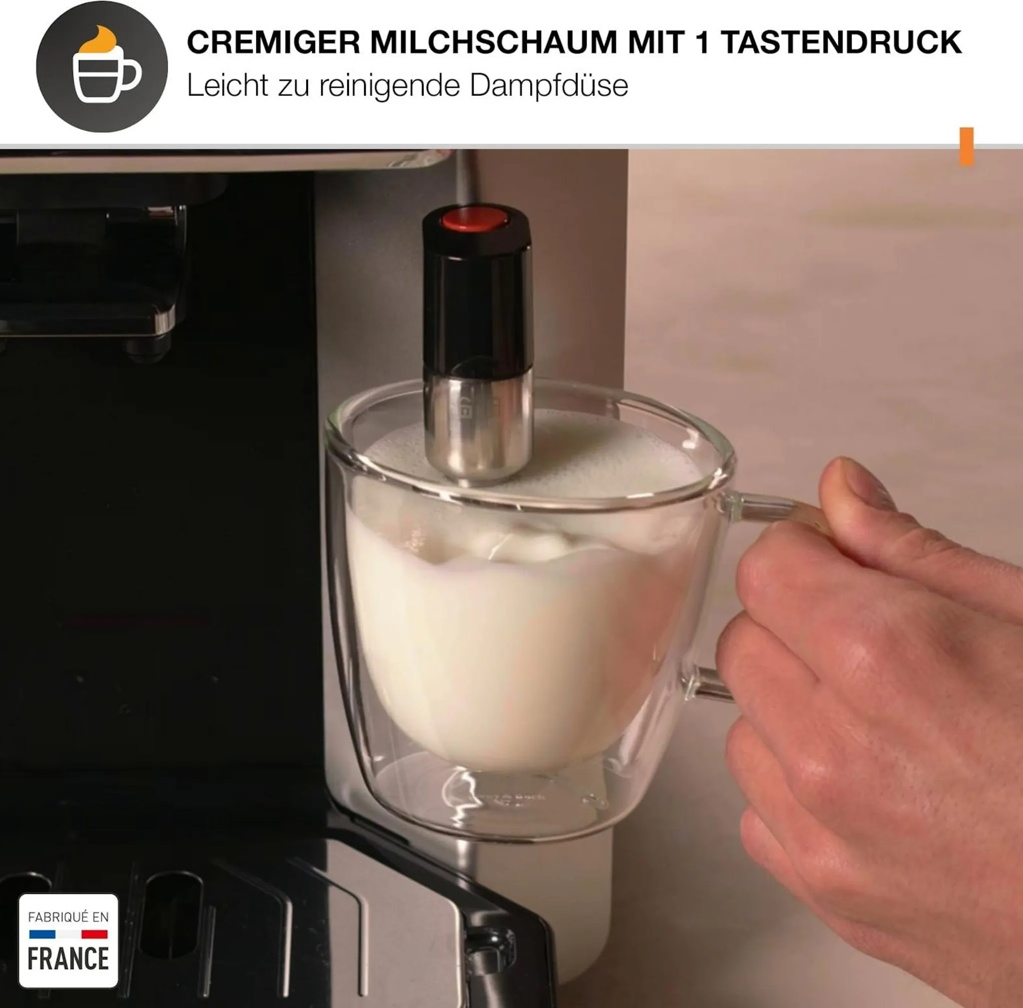 Krups Kaffeevollautomat EA 9108, schwarz, mit Milchaufschäumer - B Ware [wie neu]