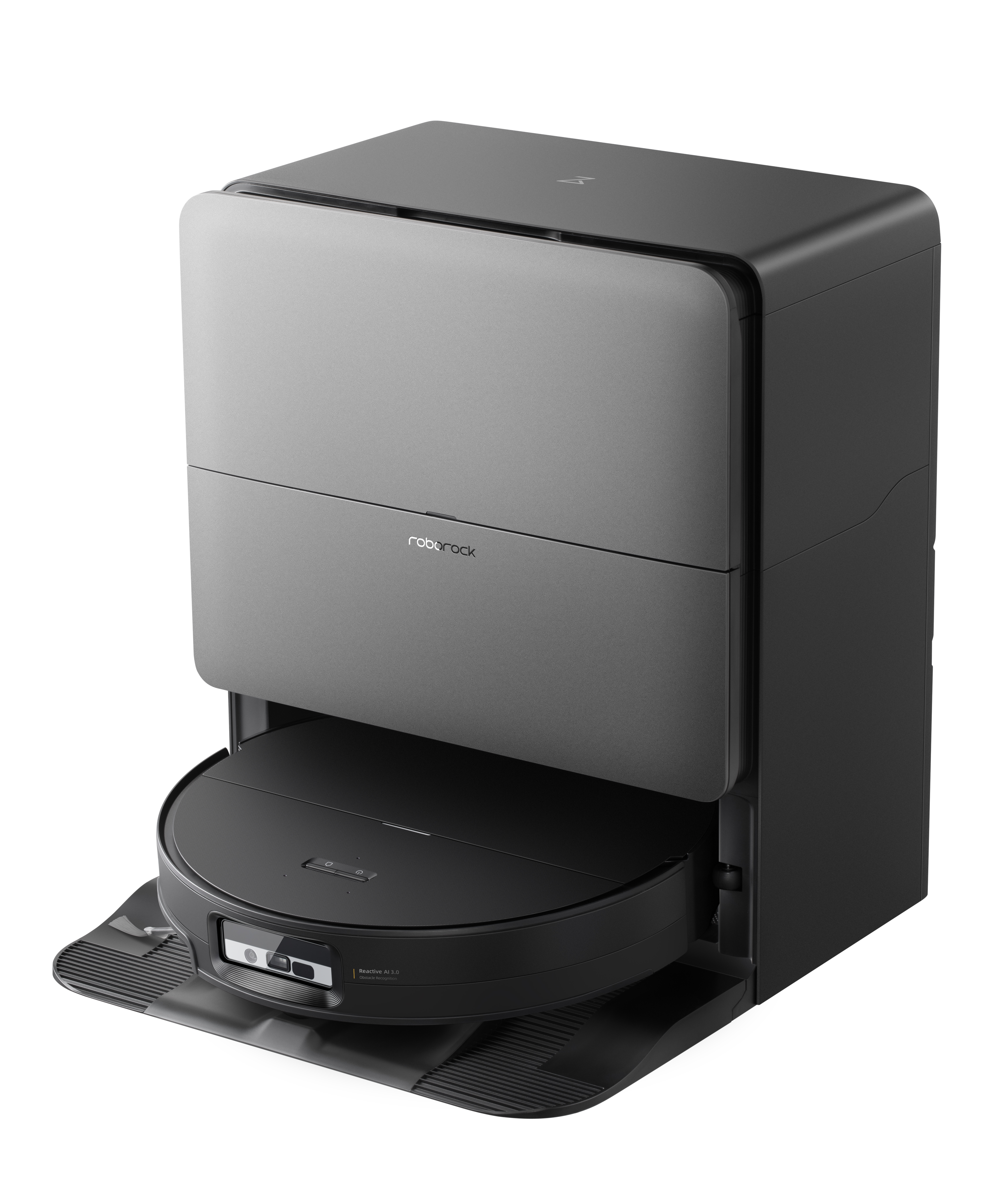 Roborock Saros 20 Sonic Complete Saugroboter mit Wischfunktion und 36.000 Pa Saugkraft, Schwarz