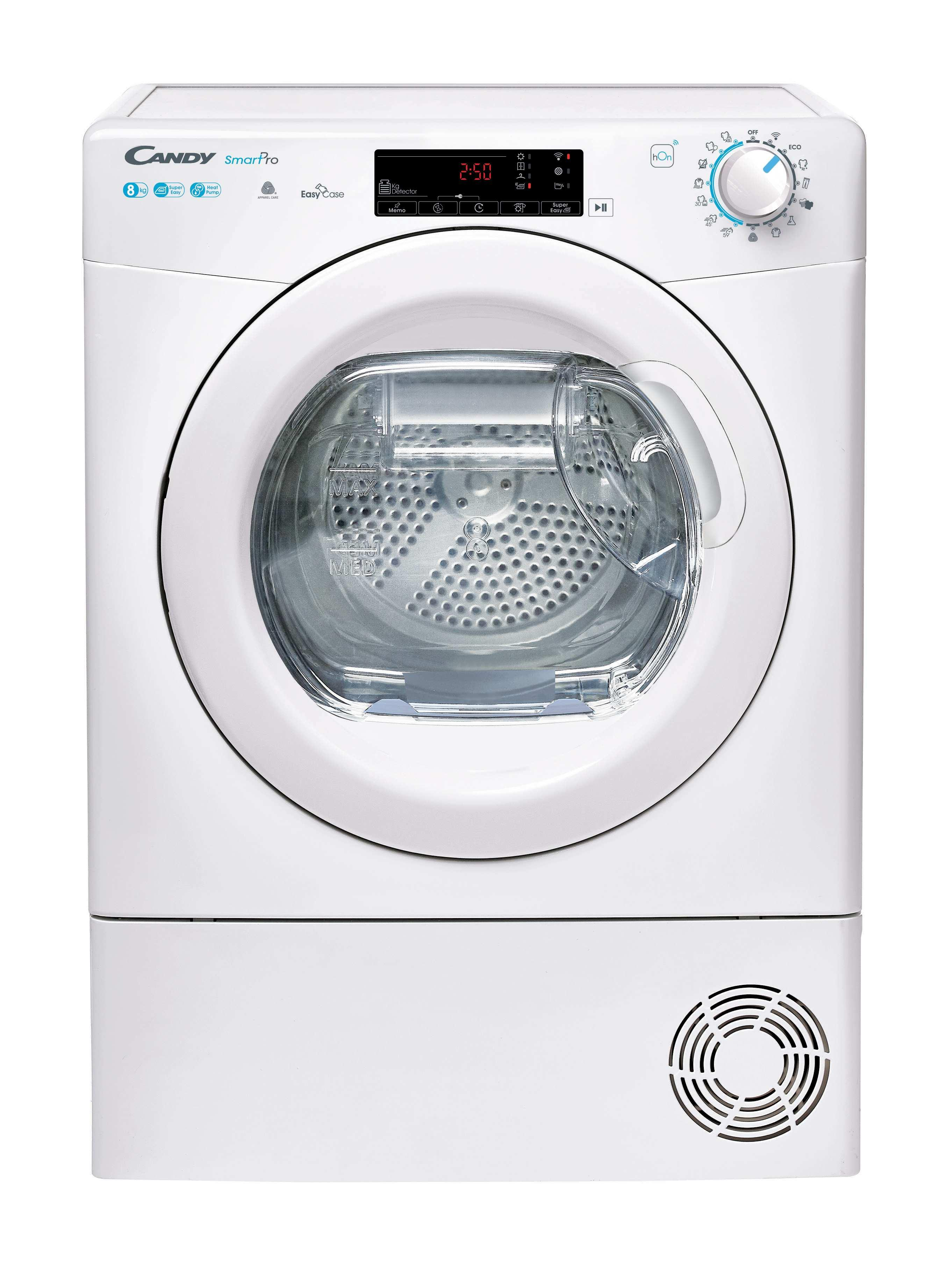 Candy Smart Pro CSOE H8A2TE-S Wärmepumpentrockner 8 kg, Weiß