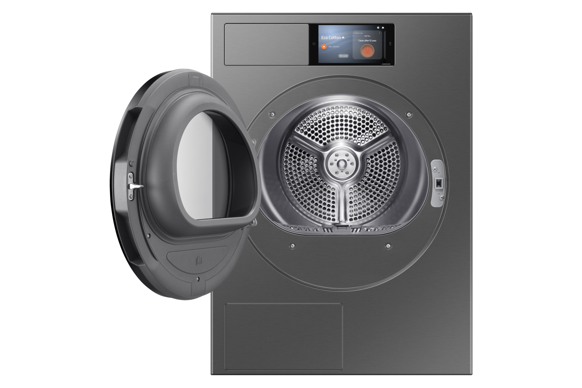 Samsung Series 9 DV90F09F4SU3 Wärmepumpentrockner mit AI Dry+ 9kg, Dark Steel Samsung Series 9 DV90F09F4SU3 Wärmepumpentrockner mit AI Dry+ 9kg, Dark Steel