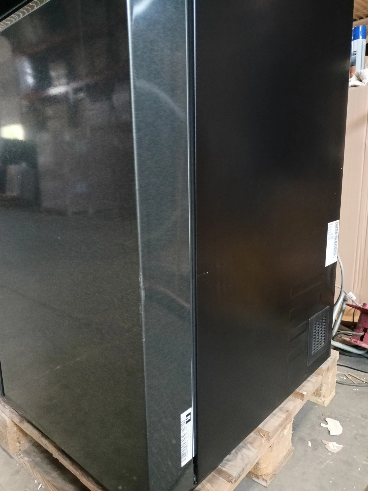 LG GSXV90MCAE Side-by-Side Kühlkombination mit InstaView® 635 L, Matt Black Steel - B Ware [gut]