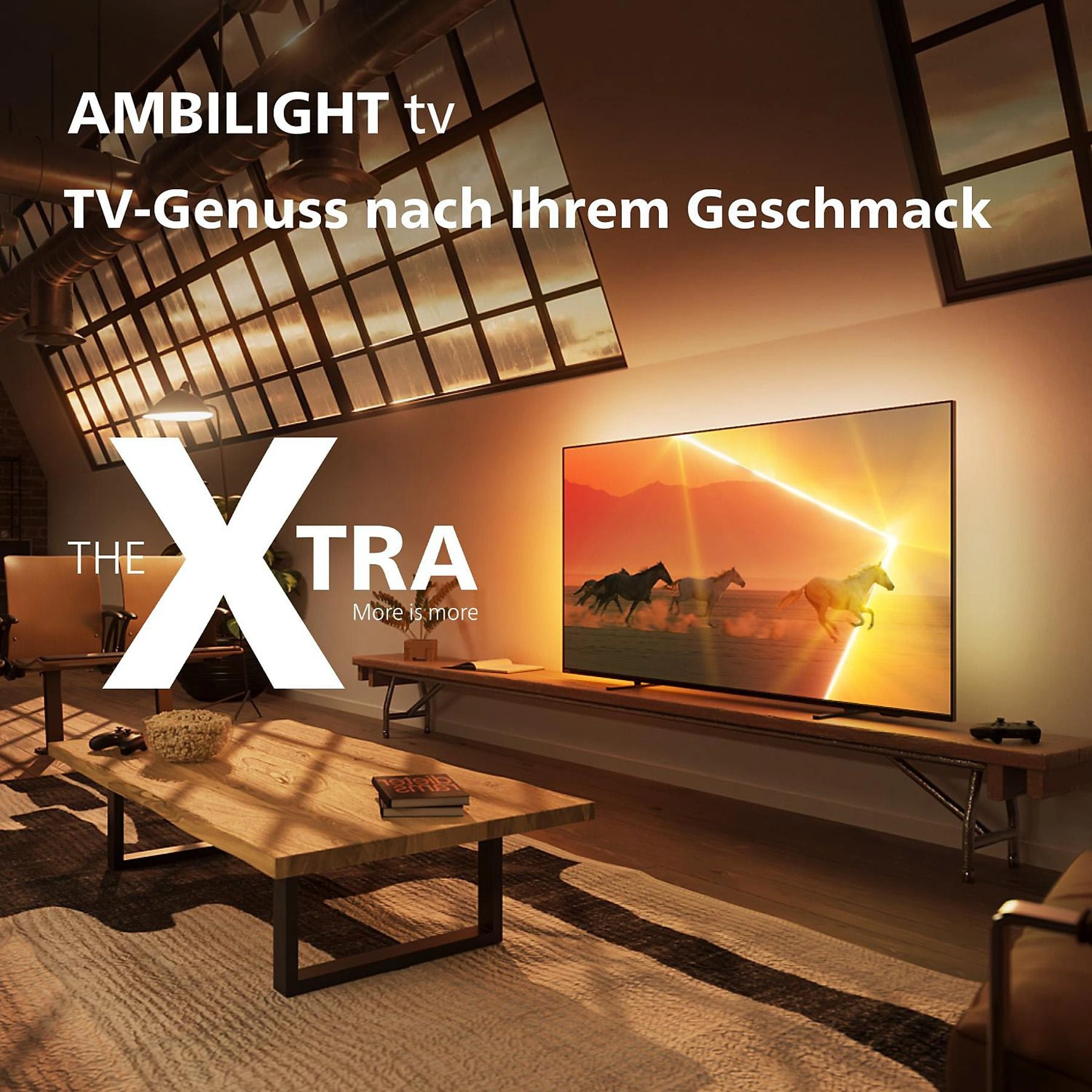 PHILIPS 55PML9008/12 LED TV (Flat, 55 Zoll / 139 cm, UHD 4K, SMART TV, Ambilight) - B Ware [sehr gut]