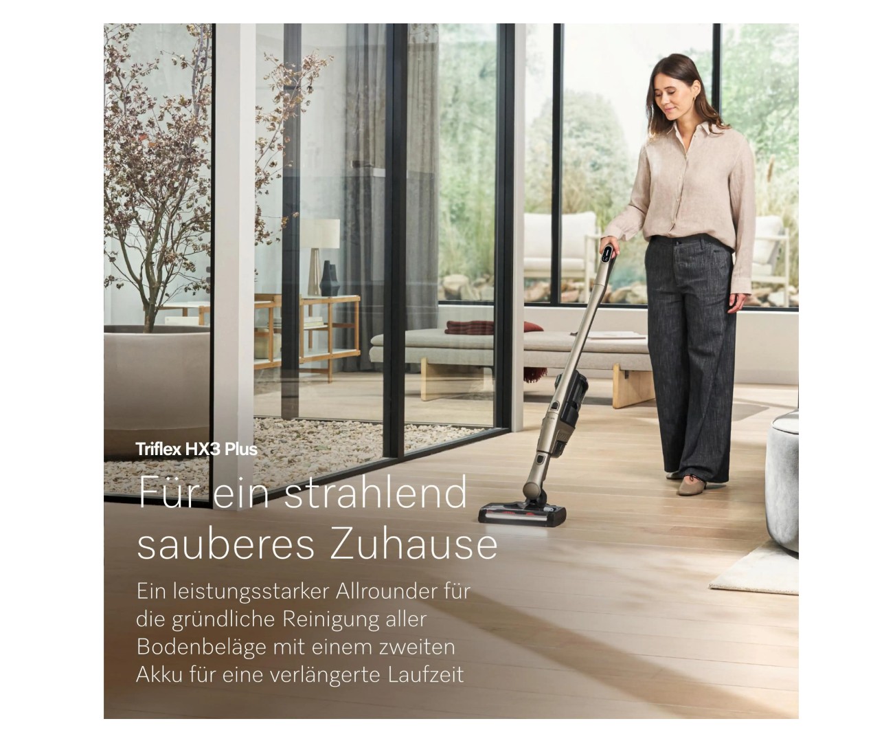 Miele Triflex HX3 Plus Akku-Stielstaubsauger 192W ,Titanium PearlFinish Miele Triflex HX3 Plus Akku-Stielstaubsauger 192W ,Titanium PearlFinish