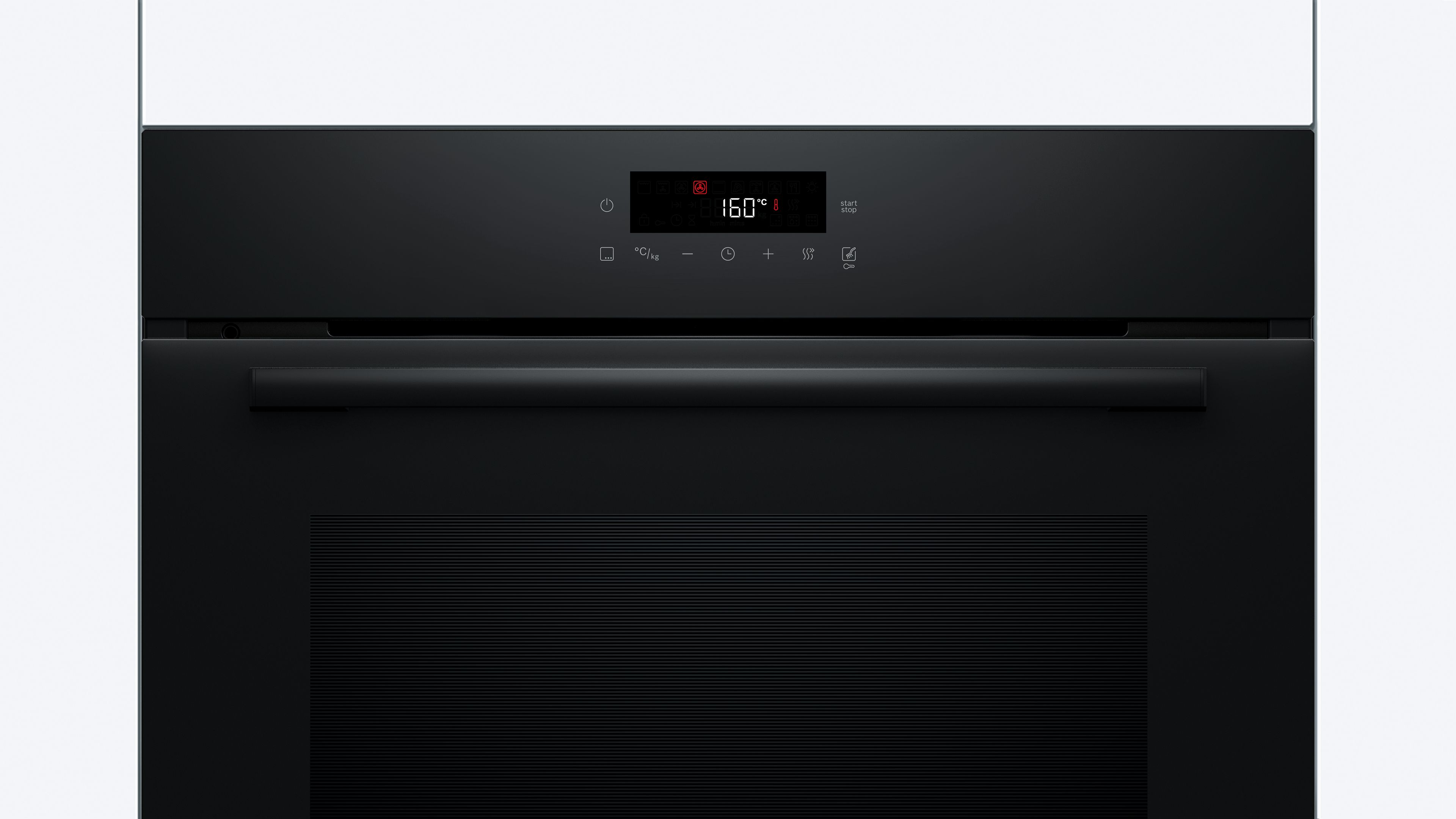 Bosch HBA571BB4 Serie 2 Einbau-Backofen mit Pyrolyse-Selbstreinigung, Schwarz Bosch HBA571BB4 Serie 2 Einbau-Backofen mit Pyrolyse-Selbstreinigung, Schwarz