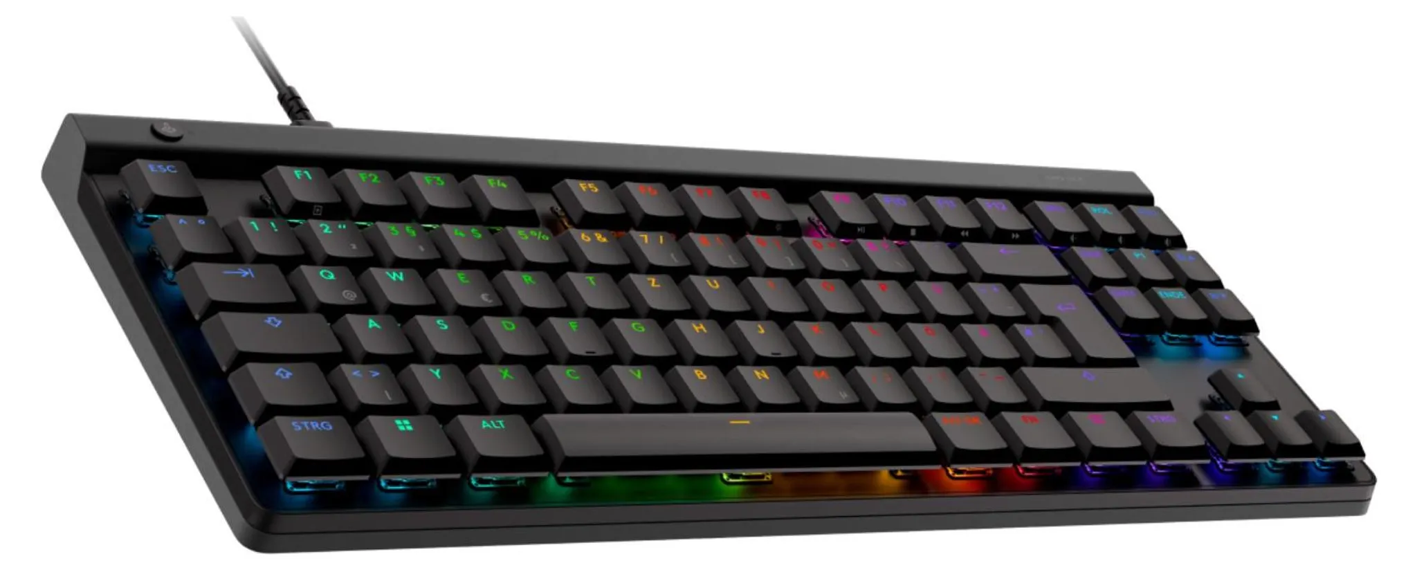 Logitech G G515, Kabelgebunden, USB, Mechanischer Switch, QWERTZ, RGB-LED, Schwarz- B Ware [sehr gut]