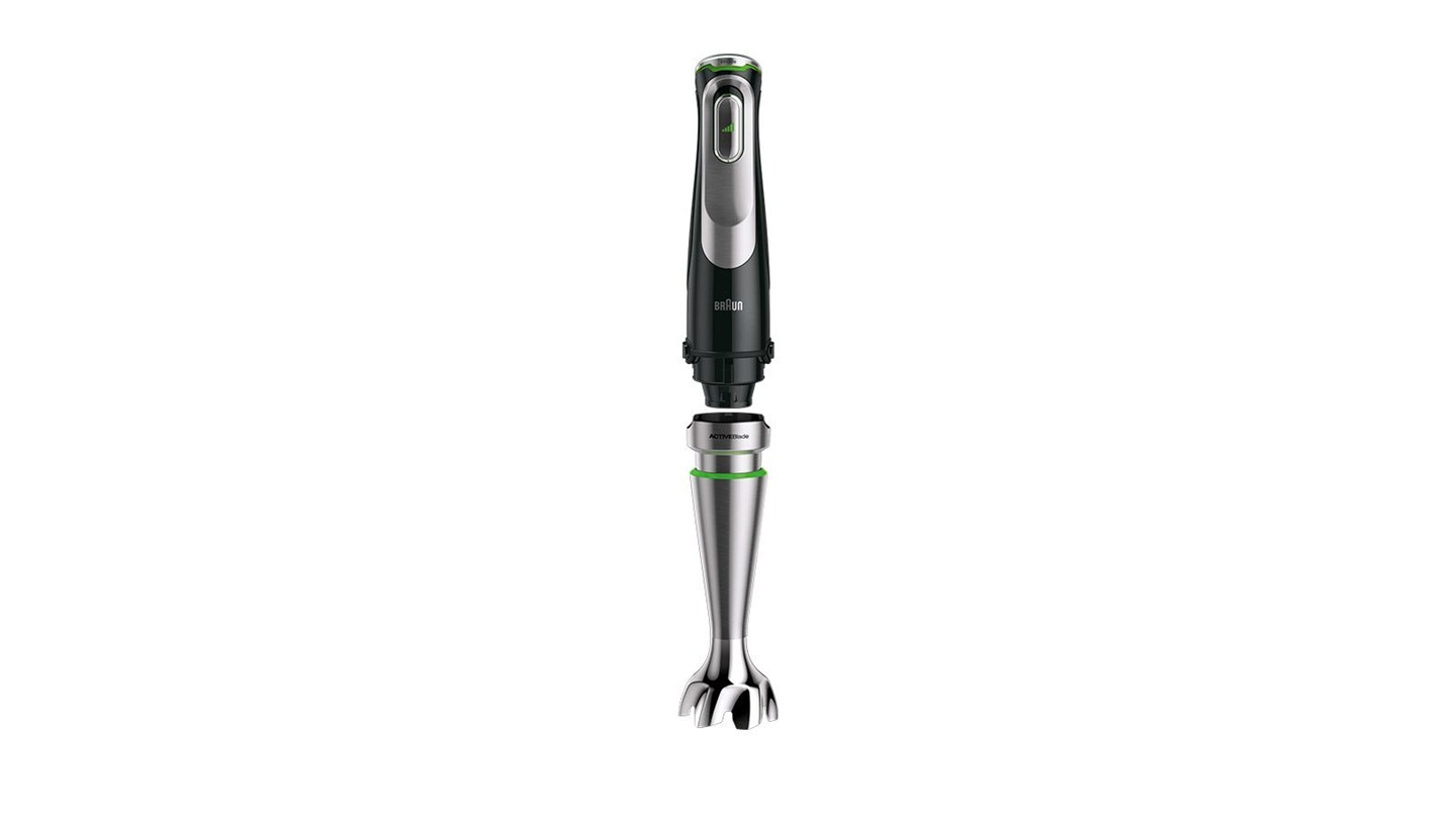 Braun MultiQuick 9 Stabmixer MQ 9187XLI 1200 Watt, Edelstahl/Schwarz