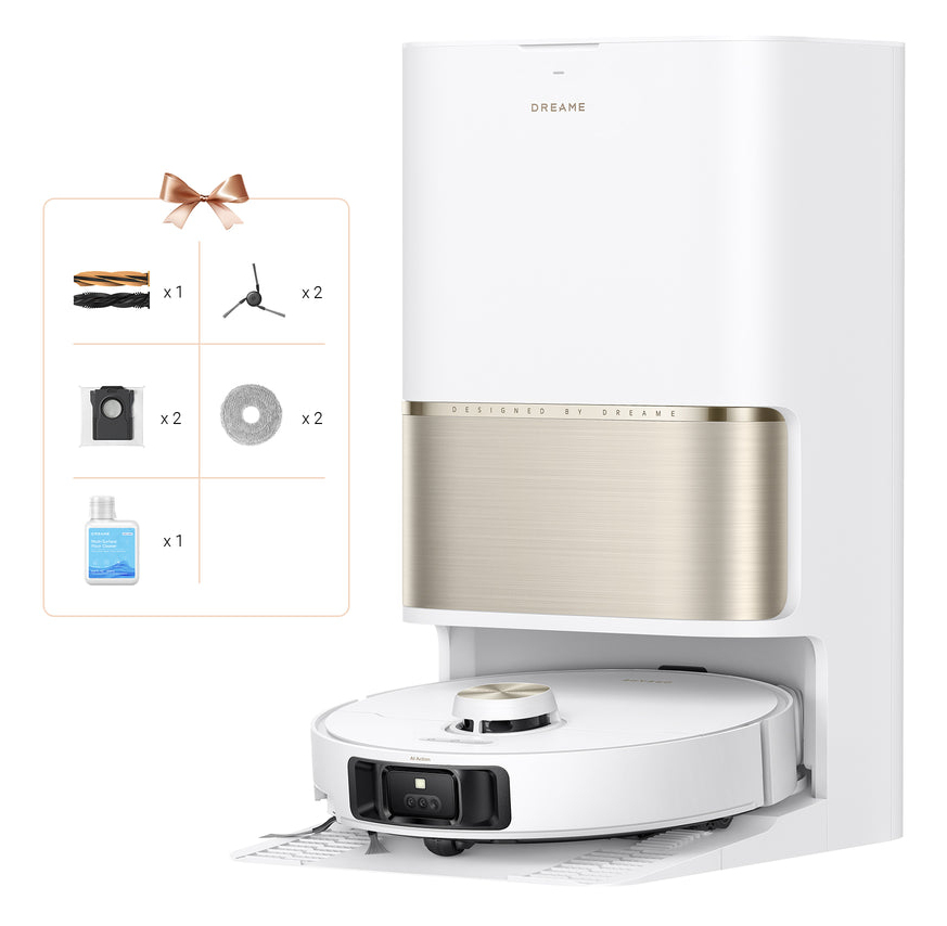 Dreame L50s Pro Ultra Saugroboter mit Wischfunktion, Weiß Dreame L50s Pro Ultra Saugroboter mit Wischfunktion, Weiß