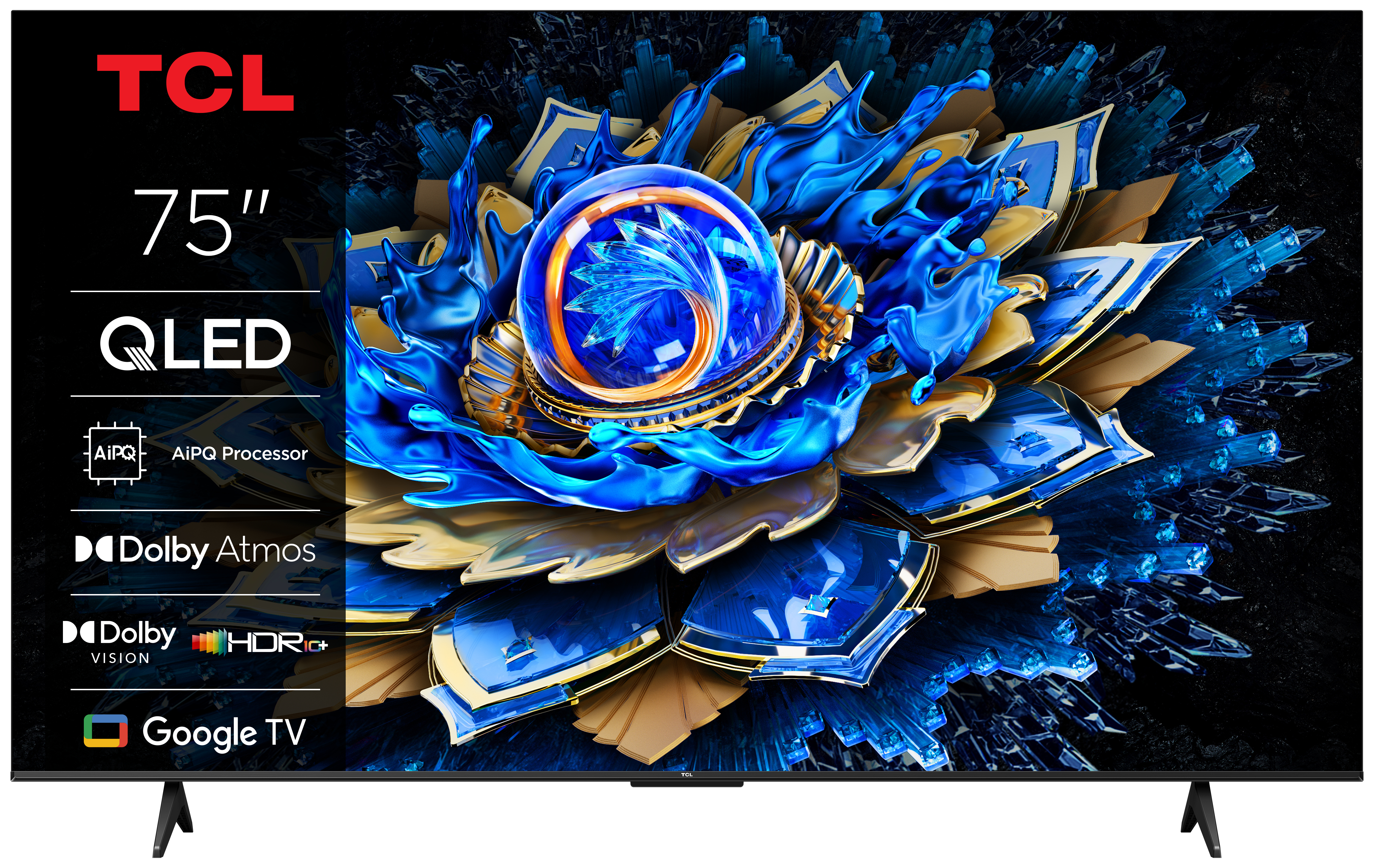 TCL 75T69C QLED 190,5 cm (75") 4K Ultra HD Smart-TV, Schwarz TCL 75T69C QLED 190,5 cm (75") 4K Ultra HD Smart-TV, Schwarz