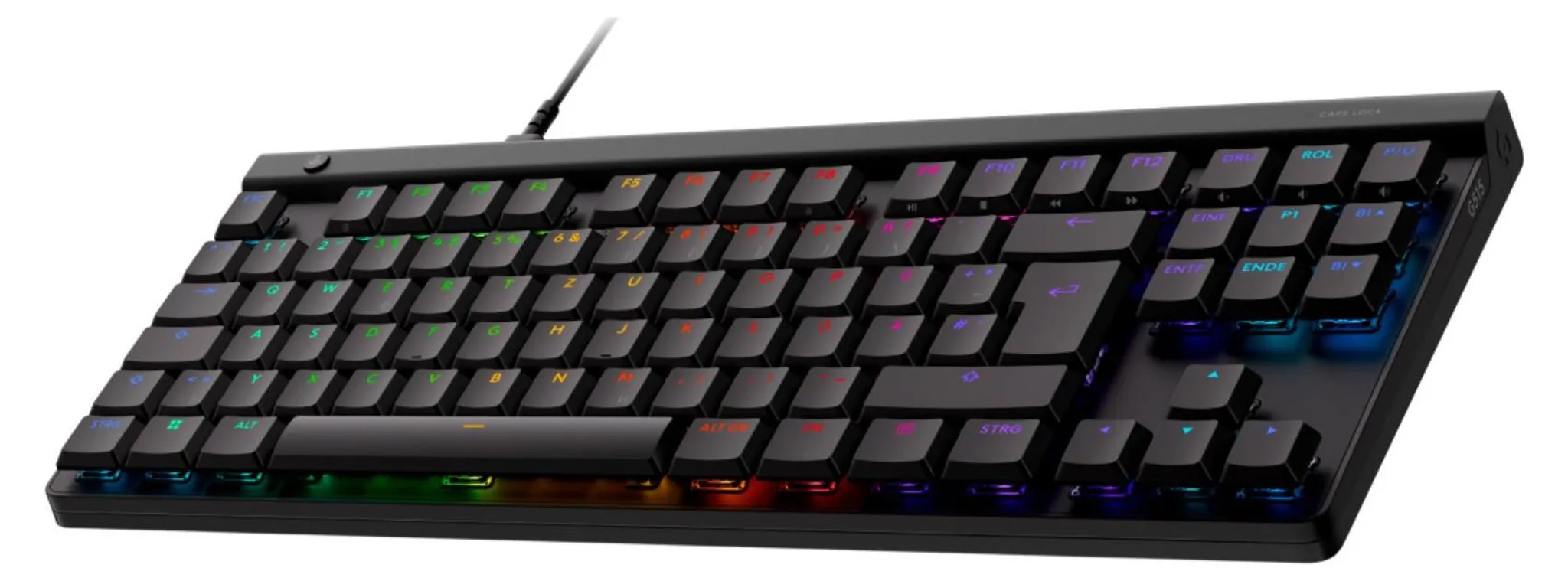 Logitech G G515, Kabelgebunden, USB, Mechanischer Switch, QWERTZ, RGB-LED, Schwarz- B Ware [sehr gut]