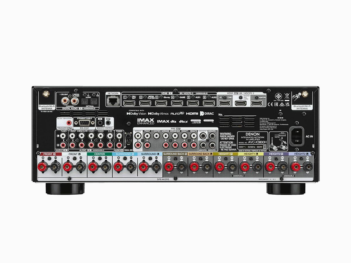 Denon AVC-X3800H 9.4 Kanal 8K AV-Receiver - B Ware [sehr gut]
