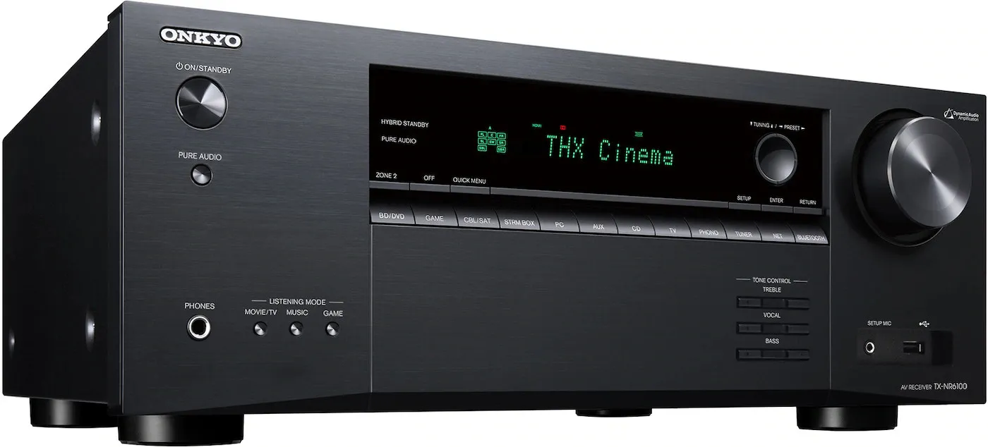 Onkyo TX-NR6100 AV Receiver 7.2ch, Schwarz - B Ware [wie neu]