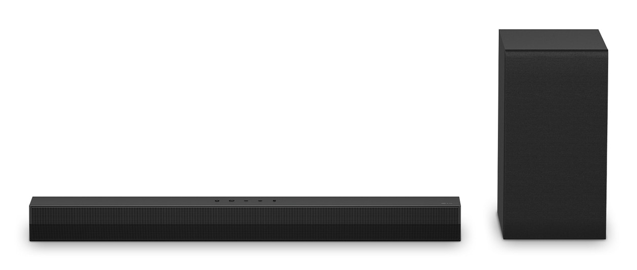 LG DS40T 2.1-Kanal Soundbar 300W mit kabellosem Subwoofer, Schwarz